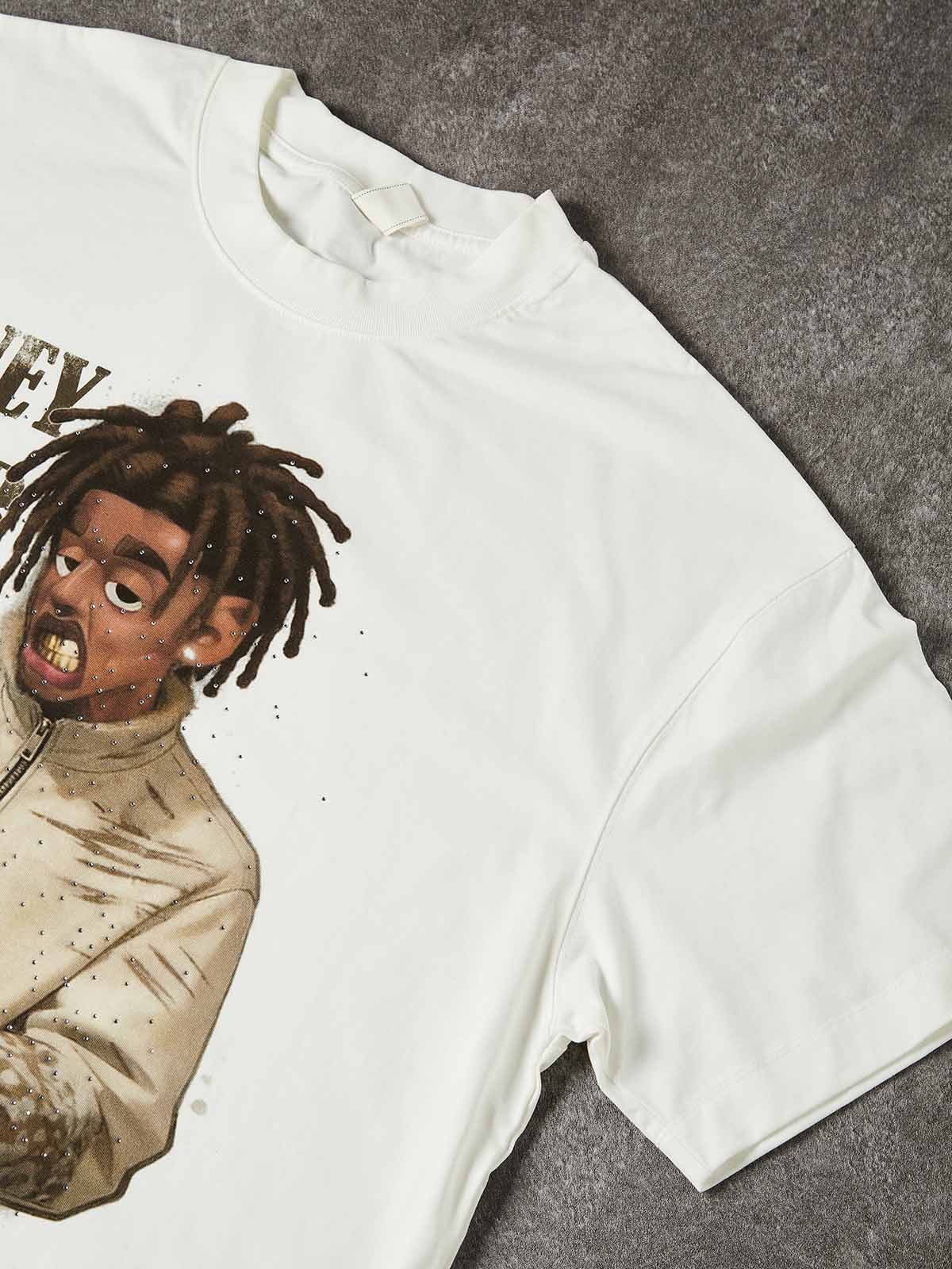 NOISSEY "MONEY NEVER CHEATS" ART PRINT - CASH BELIEF OVERSIZED TEE - Image 9