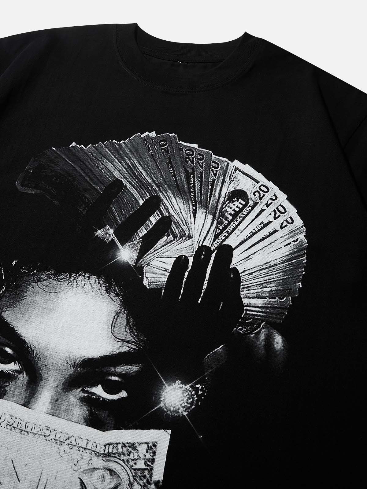 Money World Skull Print Long Sleeve Set - Image 3