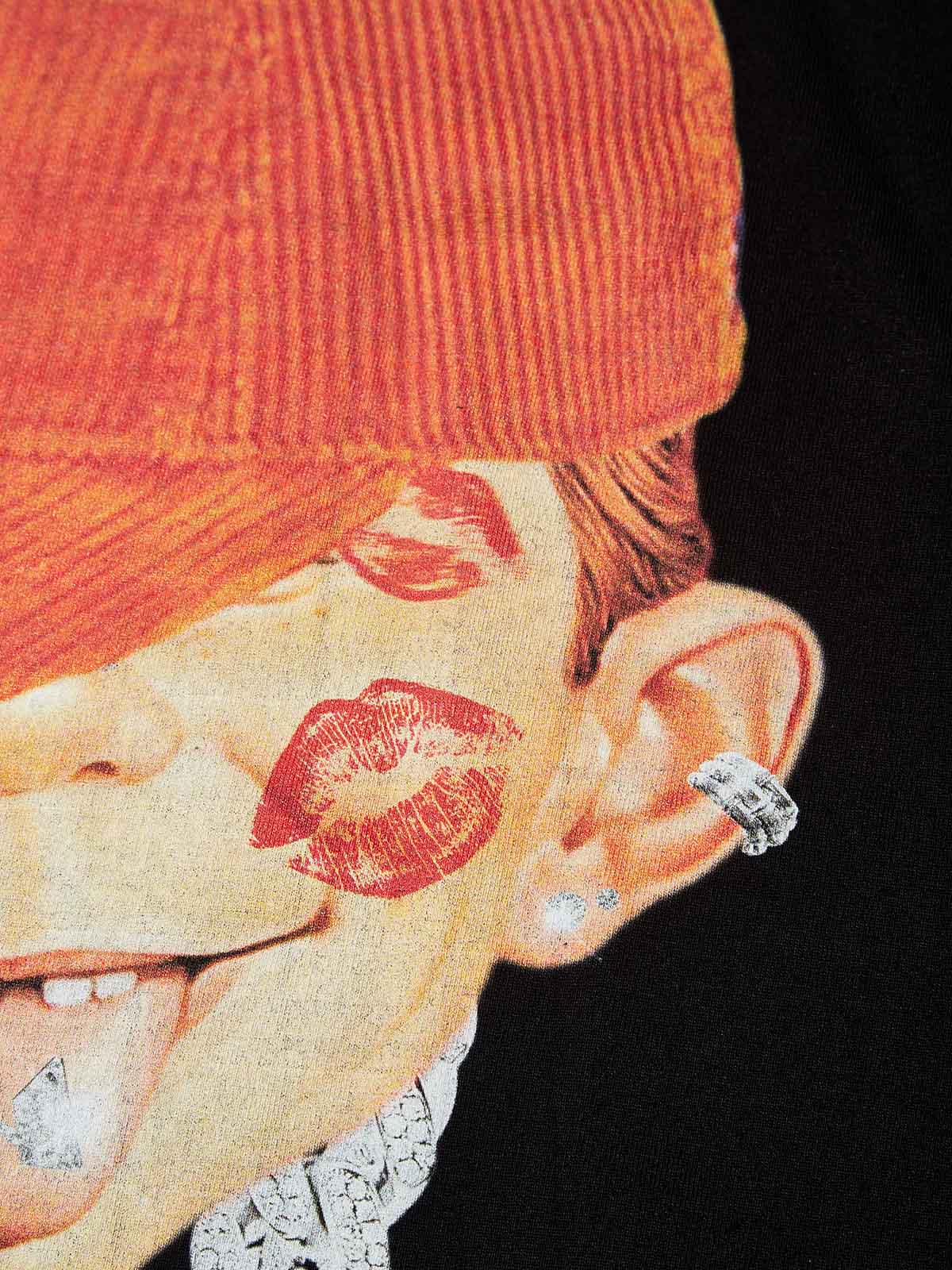 Bad Boy Peaked Cap & Diamond Necklace Print T-Shirt - Image 9