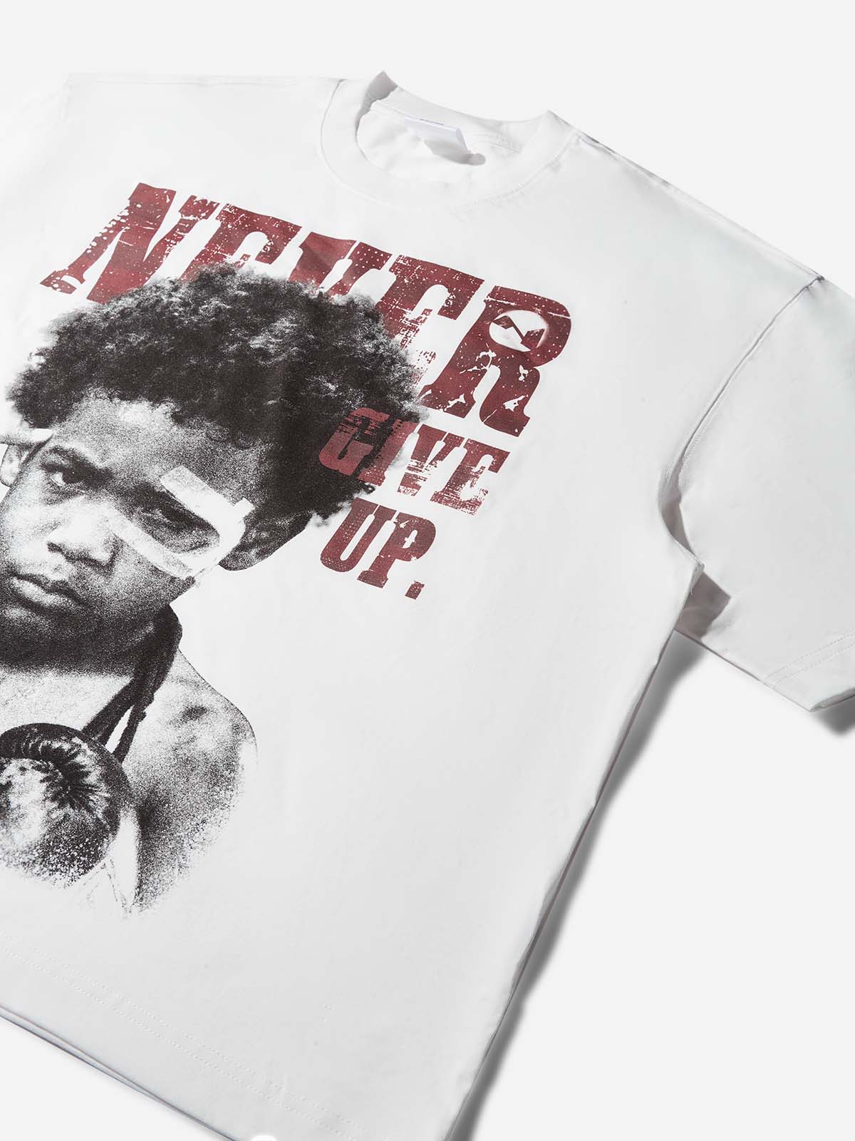 NOISSEY "Never Give Up" Boxing Portrait Cooling Boxy Tee - Image 9