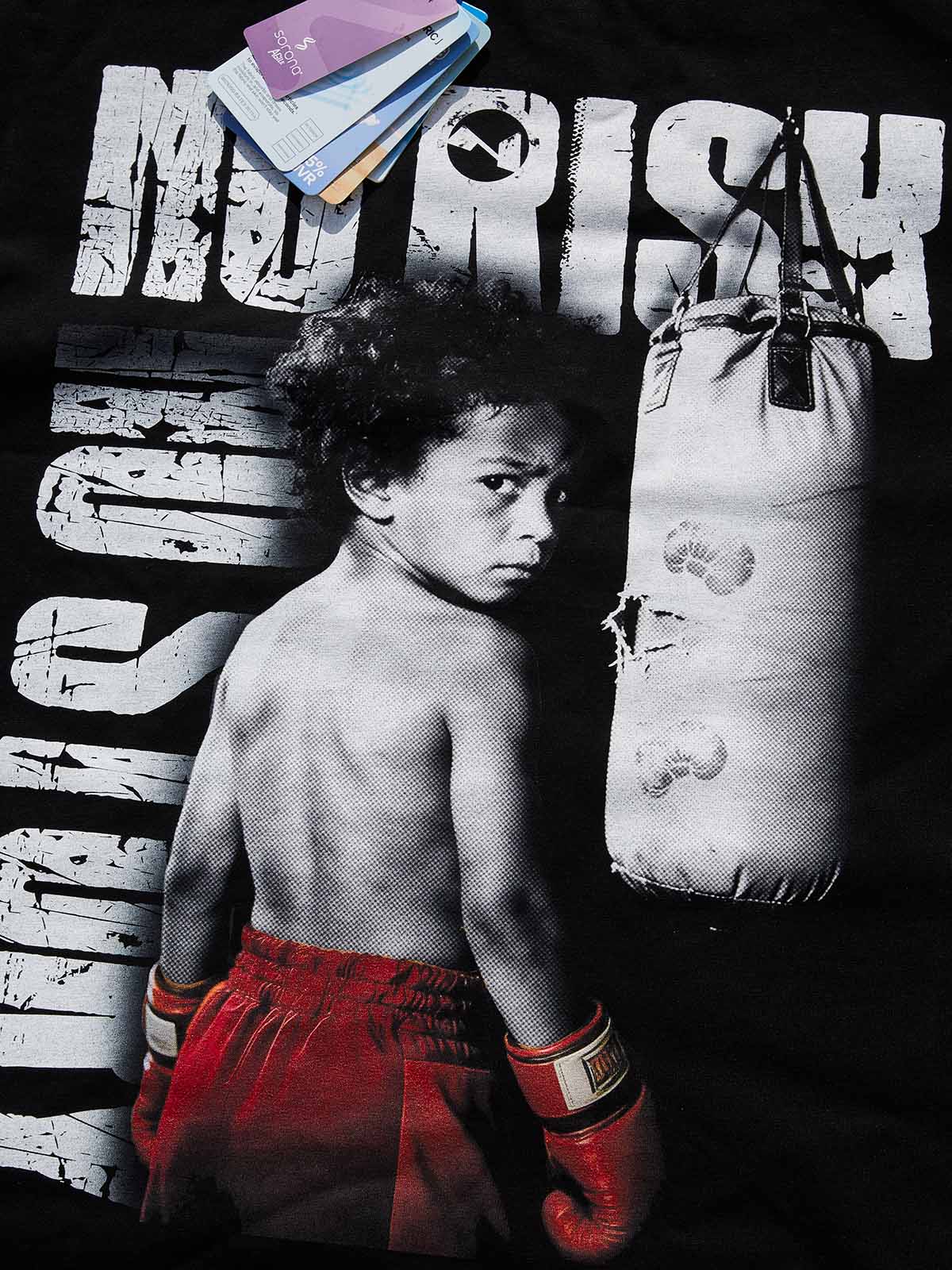 NO RISK NO STORY Heavyweight Cotton T-Shirt - Oversized Movie Poster Print - Image 6