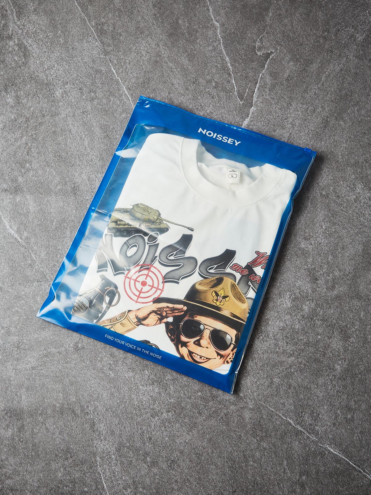 NOISSEY "Bad Boy Scout" Graffiti Art Print Oversized T-Shirt - Image 9