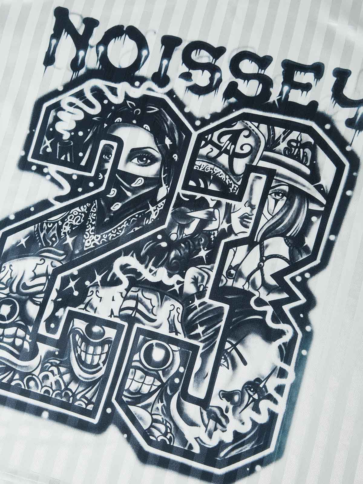 NOISSEY BLOKECORE STYLE CHICANO TATTOO GRAPHIC SOCCER JERSEY 23 - Image 2