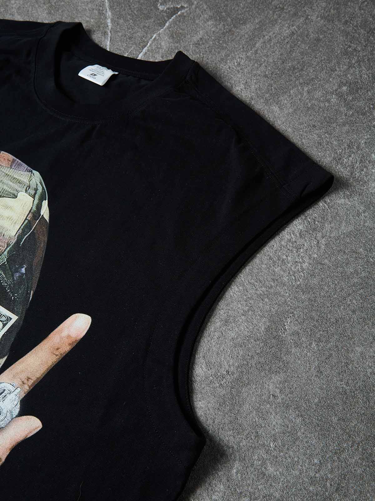 NOISSEY CAMO BANDANA MONEY VISION - ICED OUT FIGURE TANK TOP - Image 5