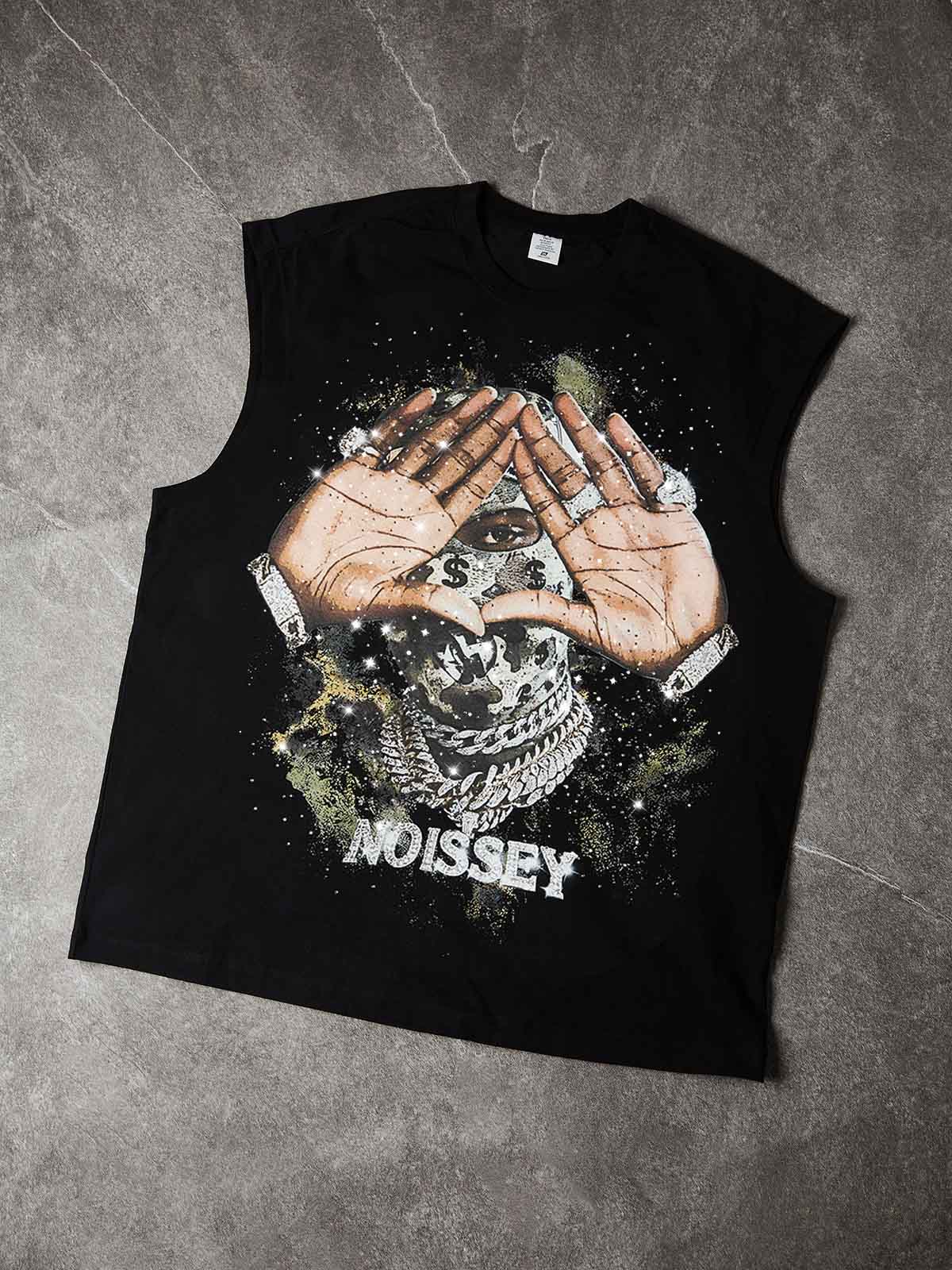 NOISSEY CAMO MASK - ICED OUT GESTURE ART TANK TOP - Image 3