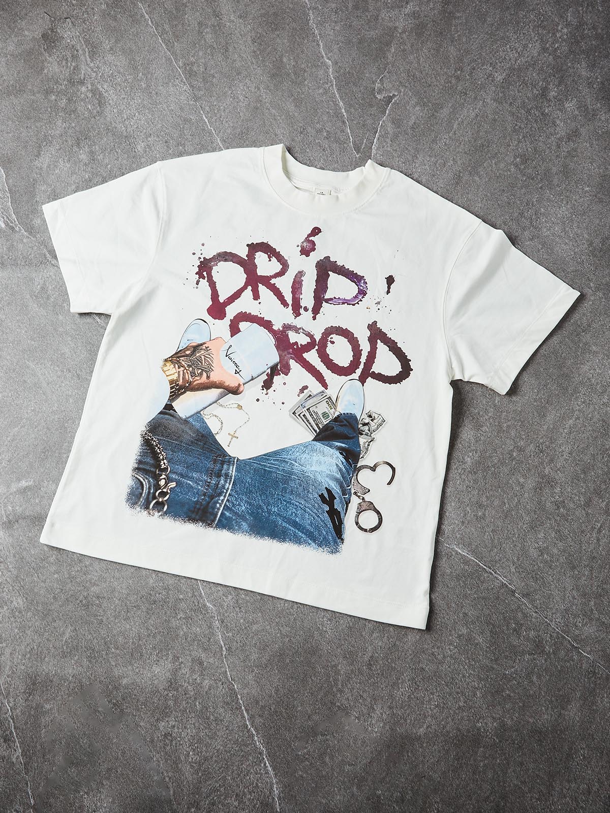 NOISSEY "DRIP DROP" HUSTLE ART OVERSIZED T-SHIRT - Image 5