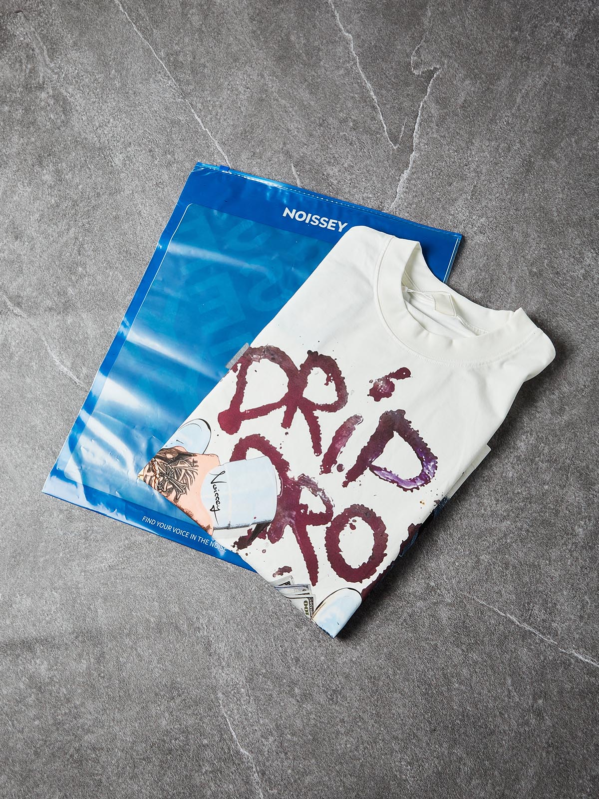 NOISSEY "DRIP DROP" HUSTLE ART OVERSIZED T-SHIRT - Image 8