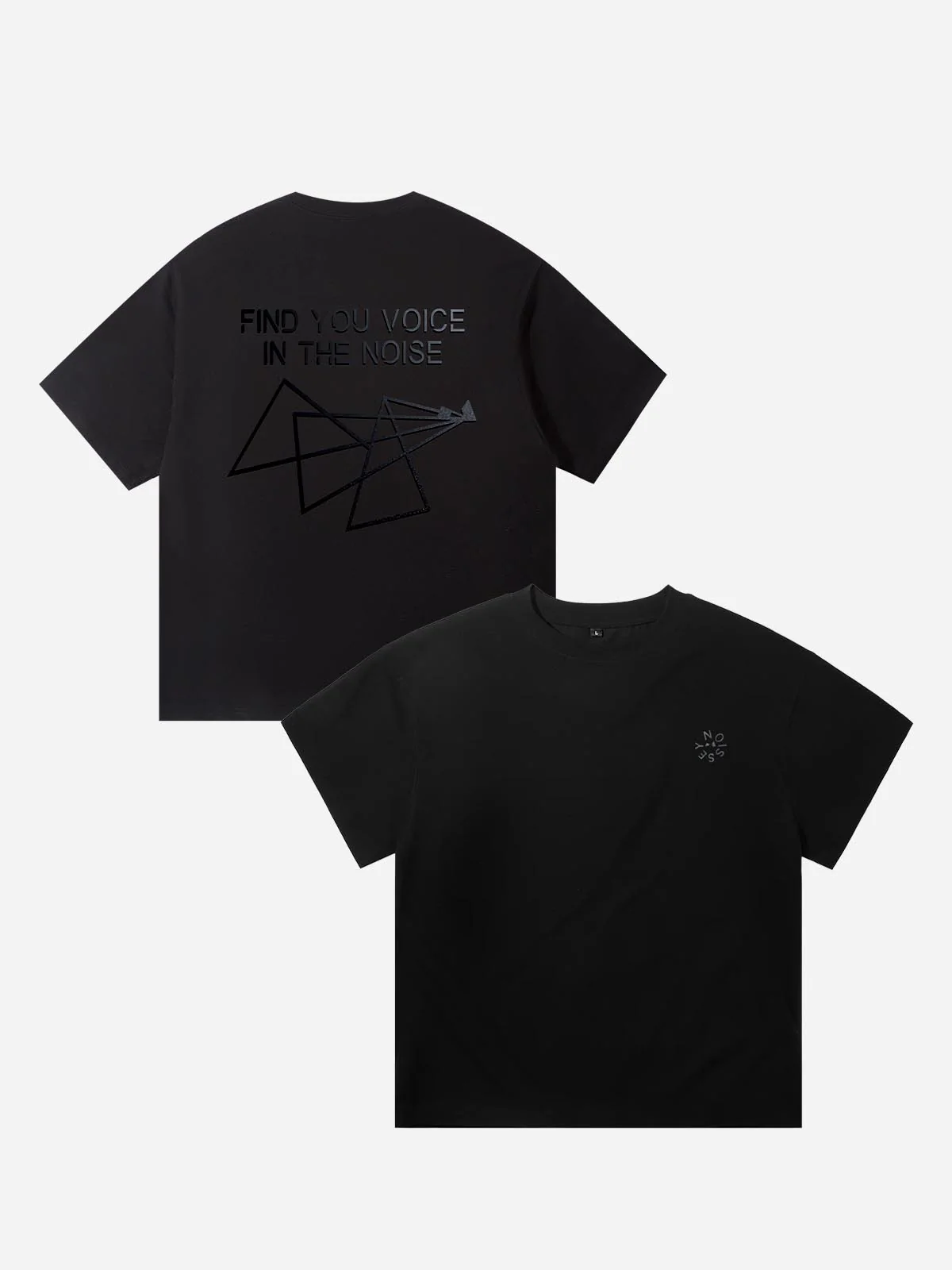 NOISSEY "FIND YOU VOICE IN THE NOISE" OVERSIZED RELAXED T-SHIRT