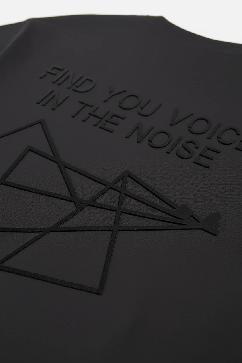 NOISSEY "FIND YOU VOICE IN THE NOISE" OVERSIZED RELAXED T-SHIRT - Image 7