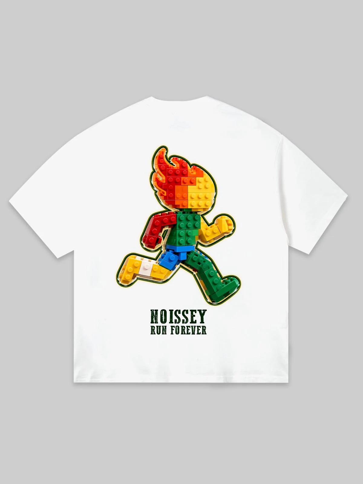 NOISSEY "FIND YOUR VOICE" STRETCH COMPOSITE RAGLAN T-SHIRT - OVERSIZED STREETWEAR TEE - Image 4