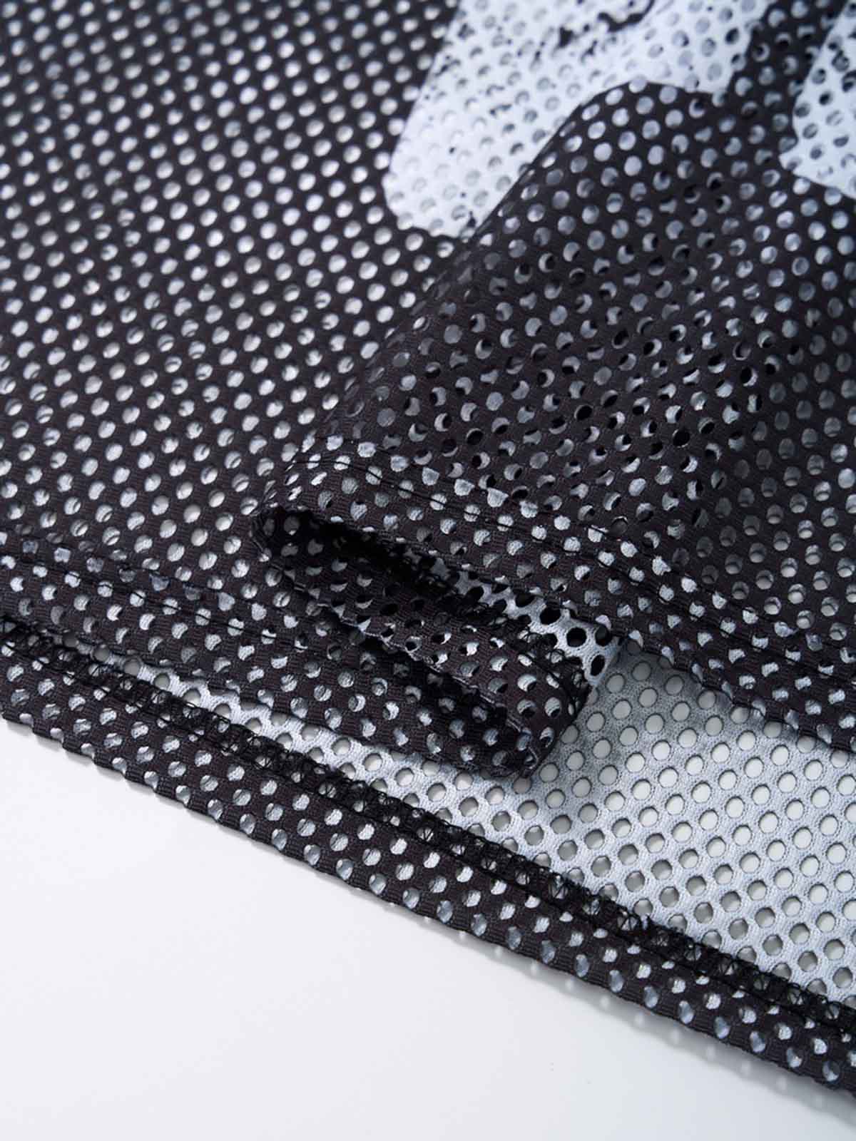 NOISSEY "FLY RICH" 22 - MESH PANEL CAMO RACING JERSEY TEE - Image 7