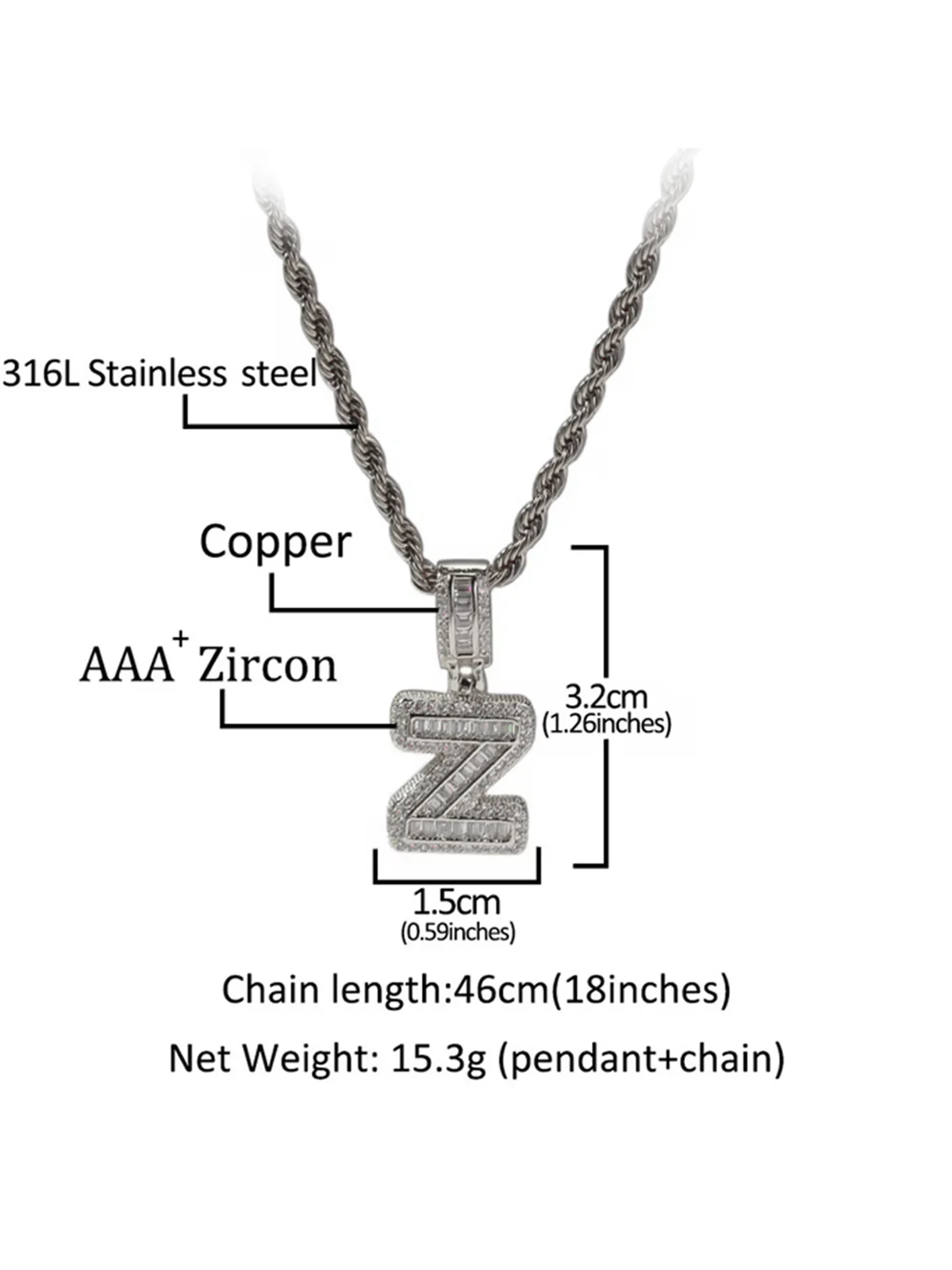 NOISSEY Full Pave Necklace - Image 5