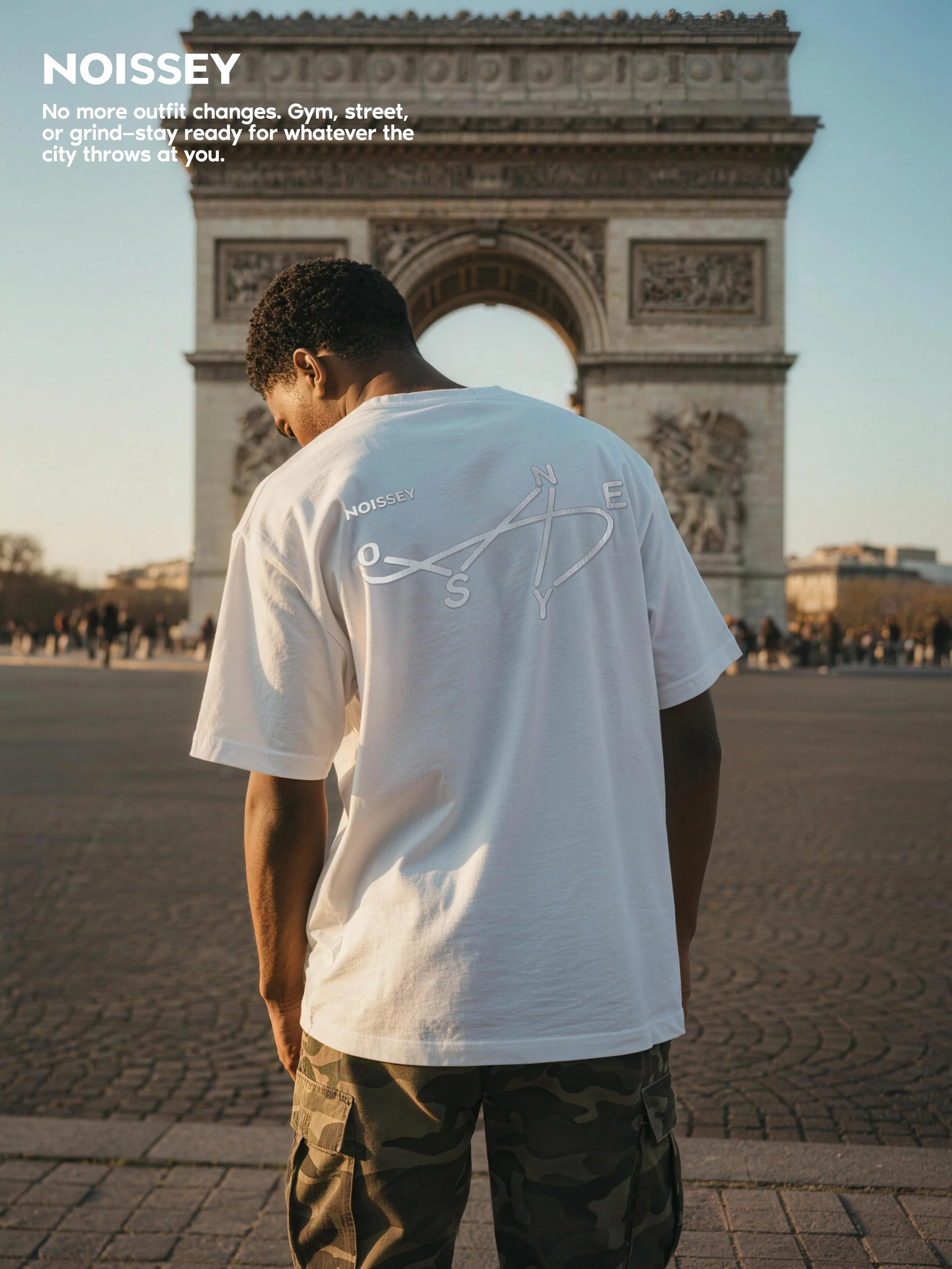 NOISSEY Ice-Touch "Cool-Structure" Logo Tee - Image 2