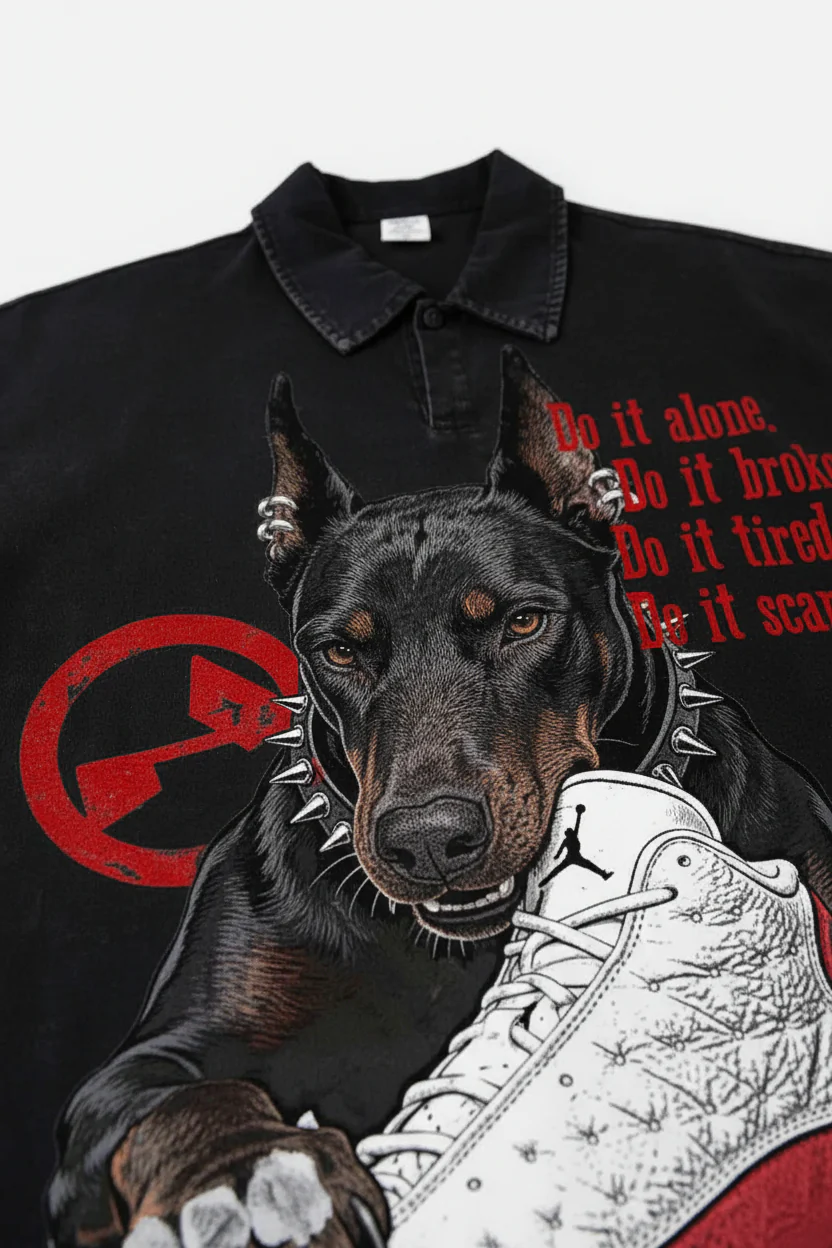 NOISSEY JUST DO IT - DOBERMAN SNEAKER ART SHIRT - Image 6