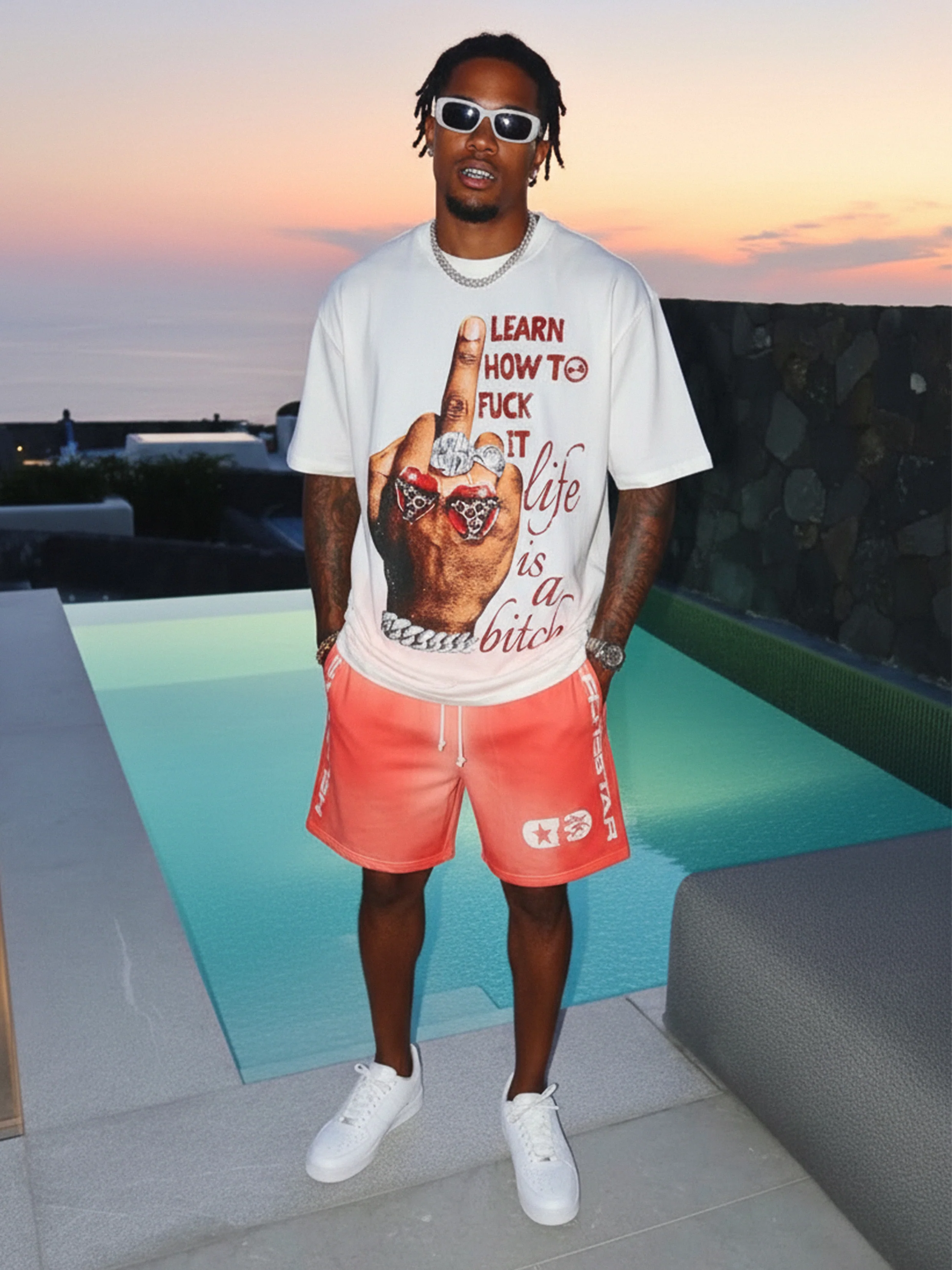 NOISSEY "Life is a Bitch" Boxy Heavyweight Cooling Tee - Image 3