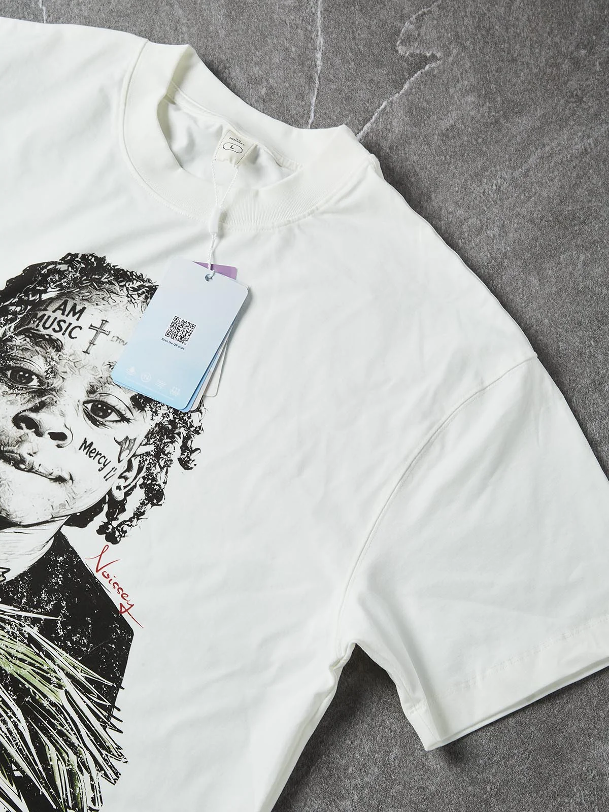 NOISSEY "MONEY NEVER CHEATS" WEALTH ICON OVERSIZED TEE - Image 7