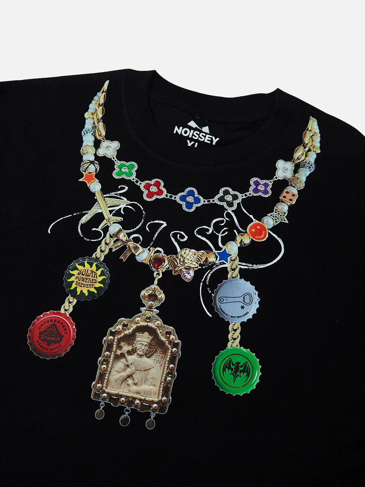 Noissey Original Necklace Graphic Print T-shirt - Image 5
