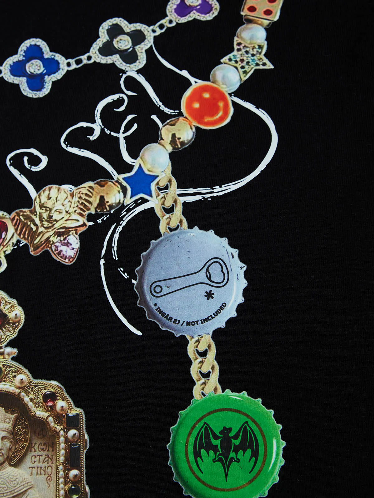 Noissey Original Necklace Graphic Print T-shirt - Image 8