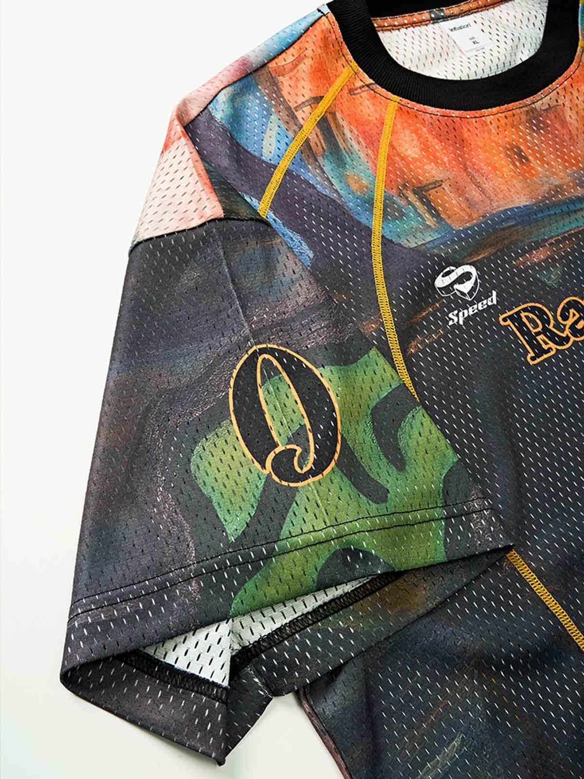 NOISSEY "RAPIDNESS" RACING-LINE CONTRAST CAMO JERSEY - Image 6
