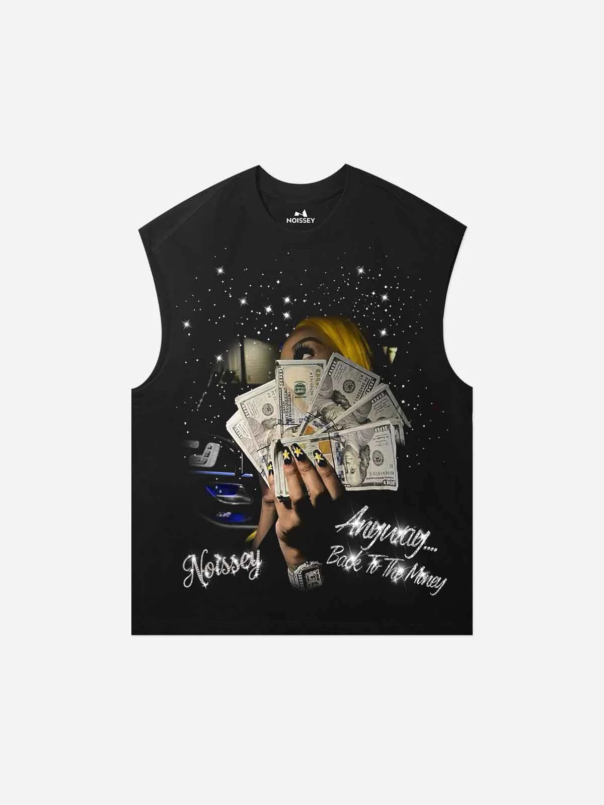 NOISSEY "STARLIGHT CRUISE" MIDNIGHT GLOW ART PRINT TANK TOP
