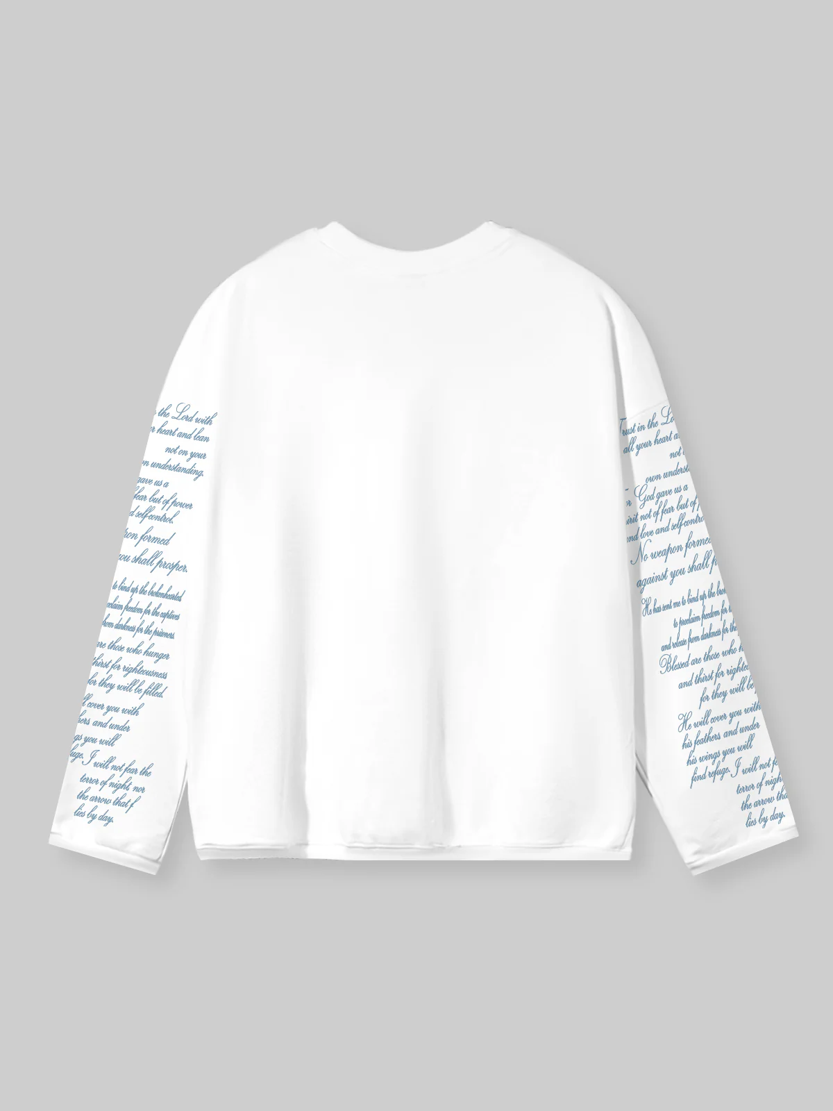 NOISSEY "THORNY COVENANT" BIBLICAL SCRIPTURE LONG-SLEEVE SWEATSHIRT - Image 8