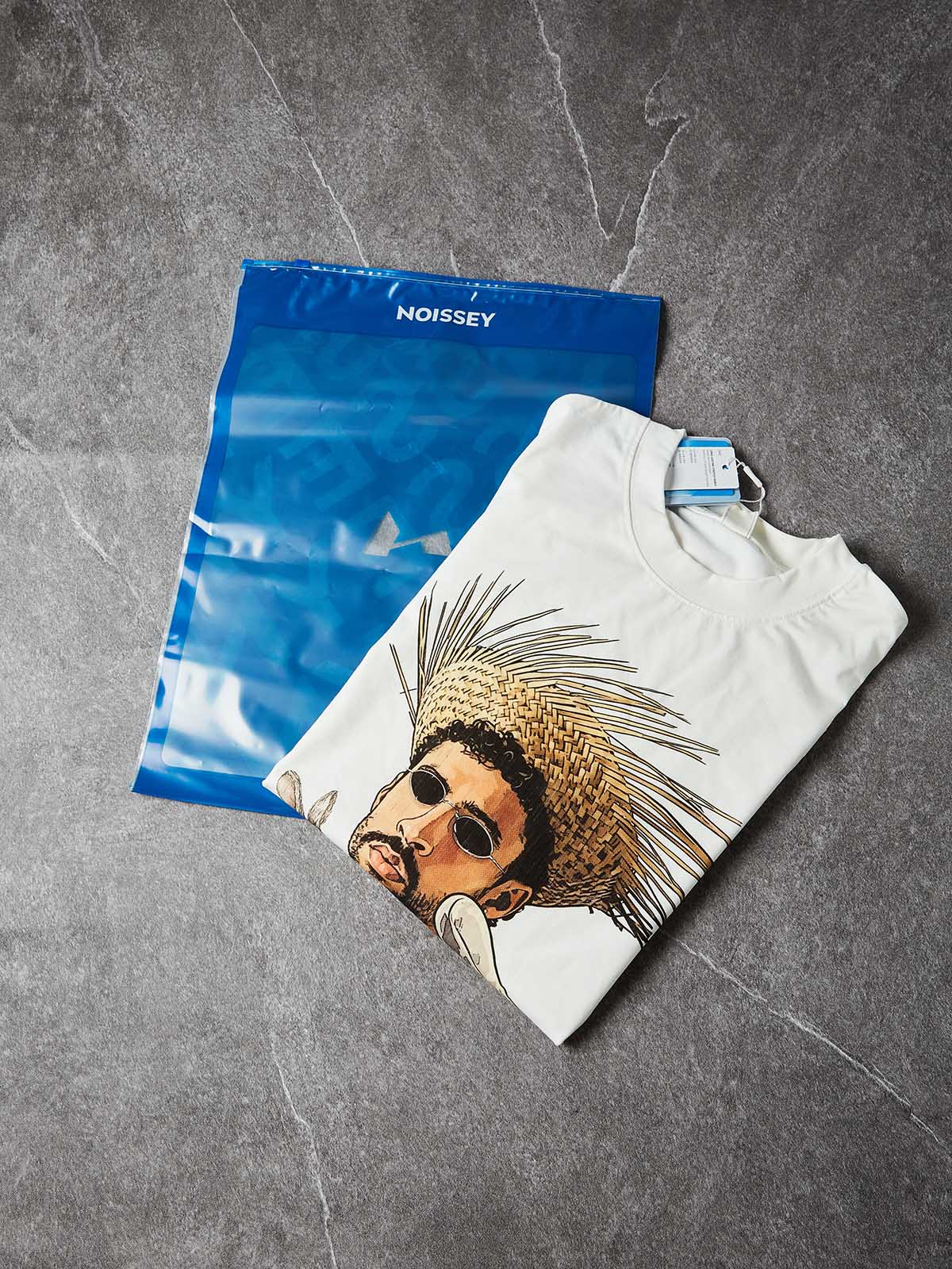 NOISSEY TROPICAL CHARACTER ART PRINT OVERSIZED T-SHIRT - Image 7