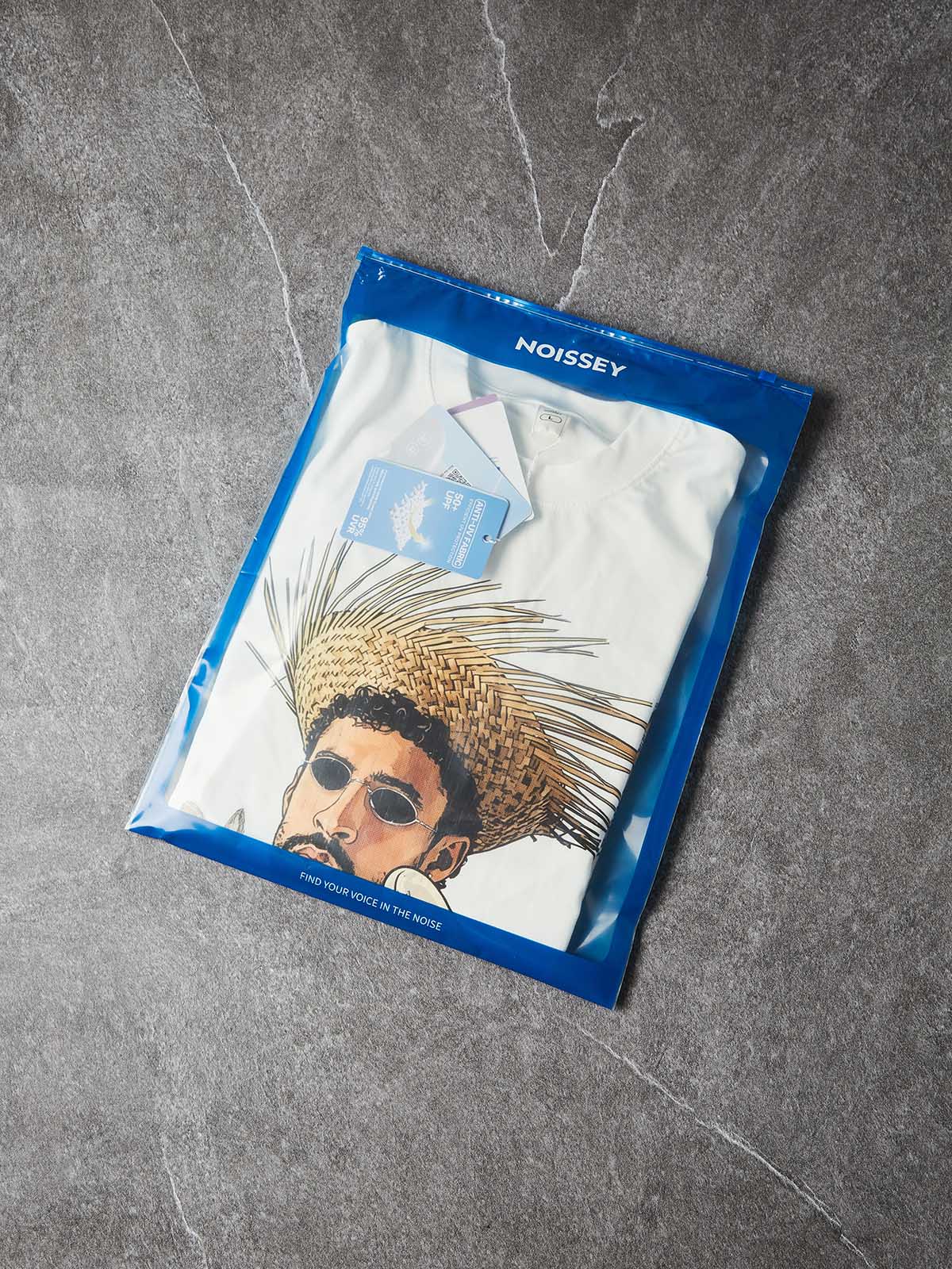NOISSEY TROPICAL CHARACTER ART PRINT OVERSIZED T-SHIRT - Image 8