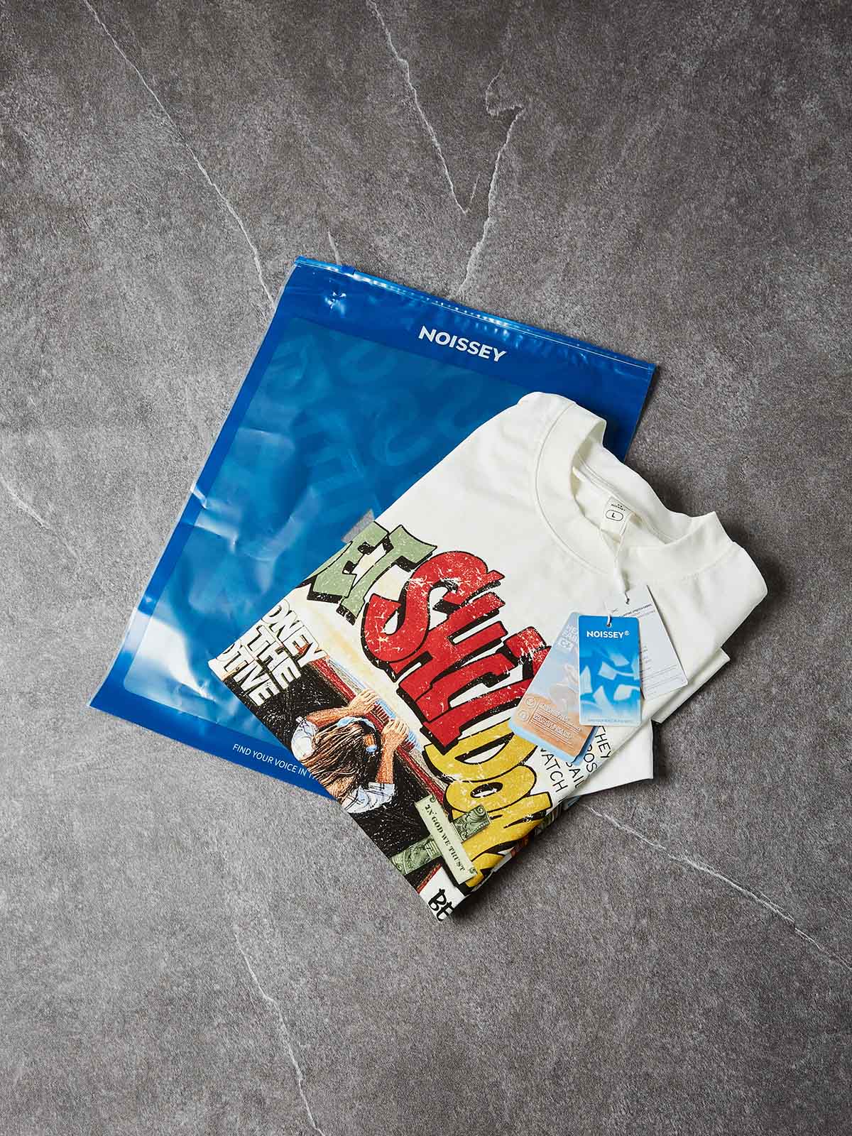 NOISSEY VINTAGE CARTOON STYLE "GET SHIT DONE" GRAPHIC T-SHIRT - Image 7