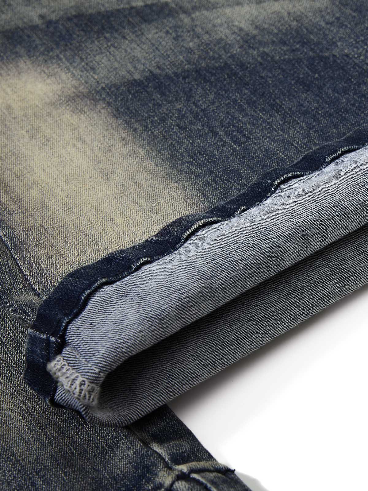 NOISSEY VINTAGE WASH FLARE JEANS - RUNS SMALL | STACKED DENIM - Image 5