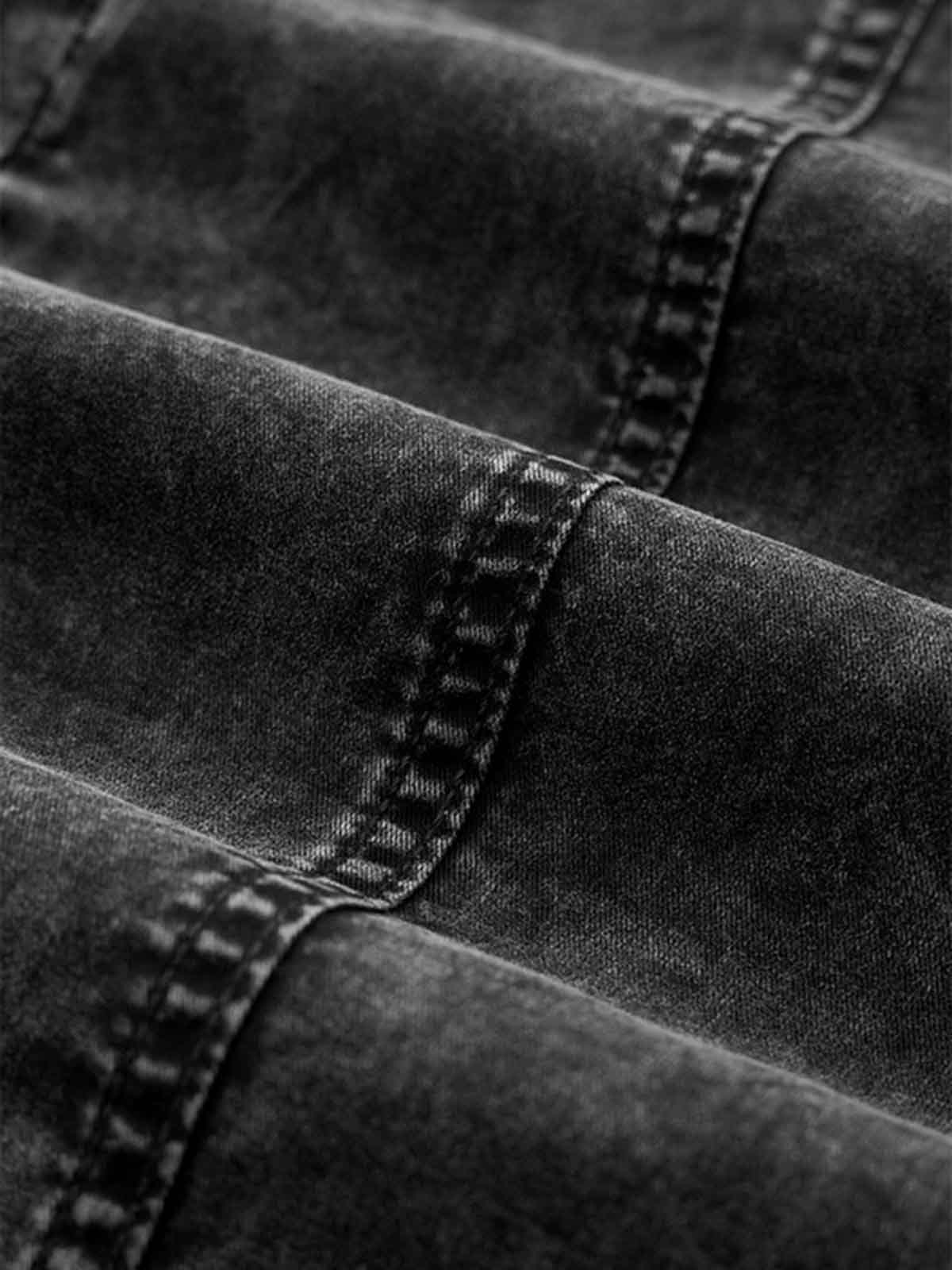 NOISSEY VINTAGE WASHED CROPPED CURVED PANTS - 3D CUT DENIM - Image 7