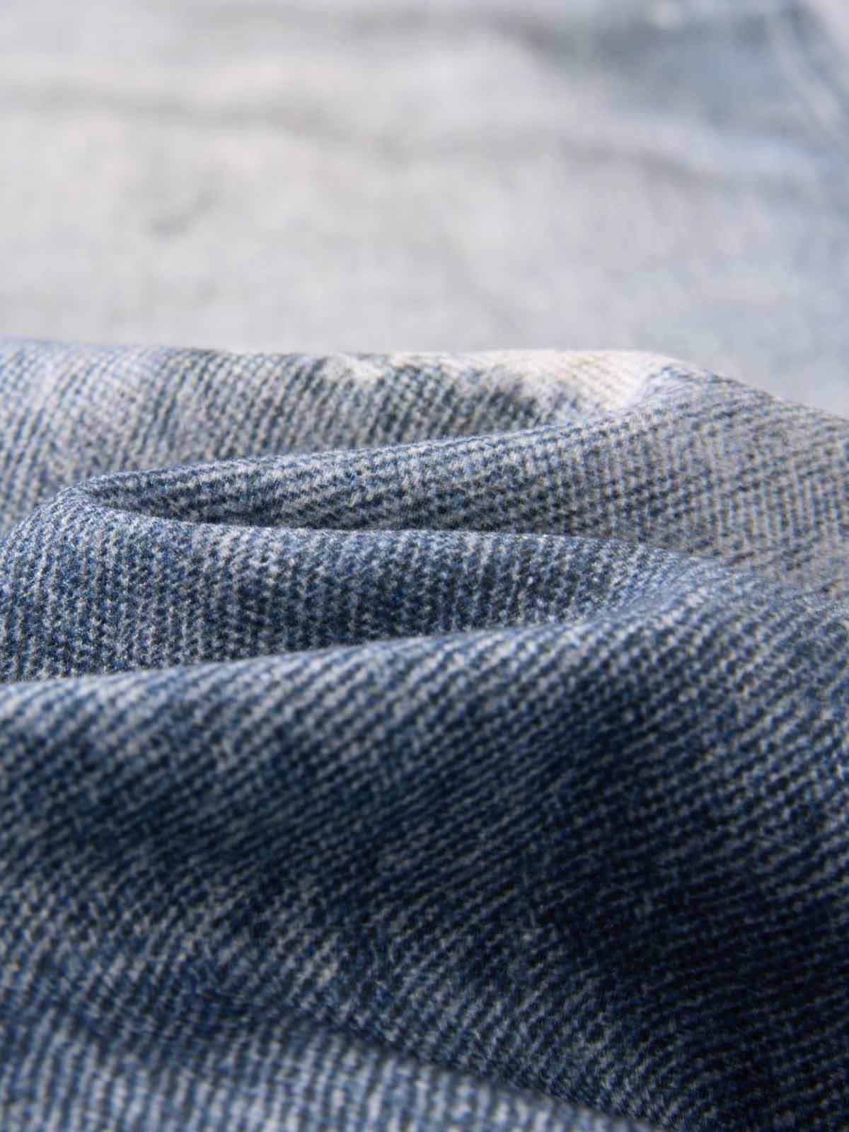 NOISSEY WEST COAST DOUBLE WAIST - DISTRESSED DENIM TEXTURE PANTS - Image 8