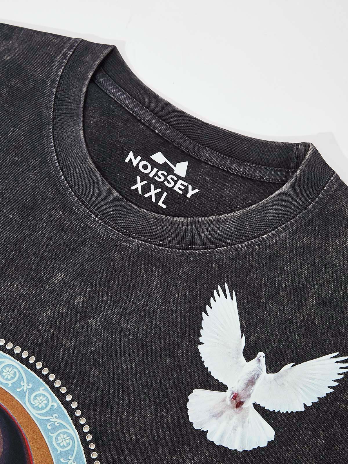 OBSTACLES & DANGERS© Black Madonna and Child Color Four-color T-shirt - Image 15