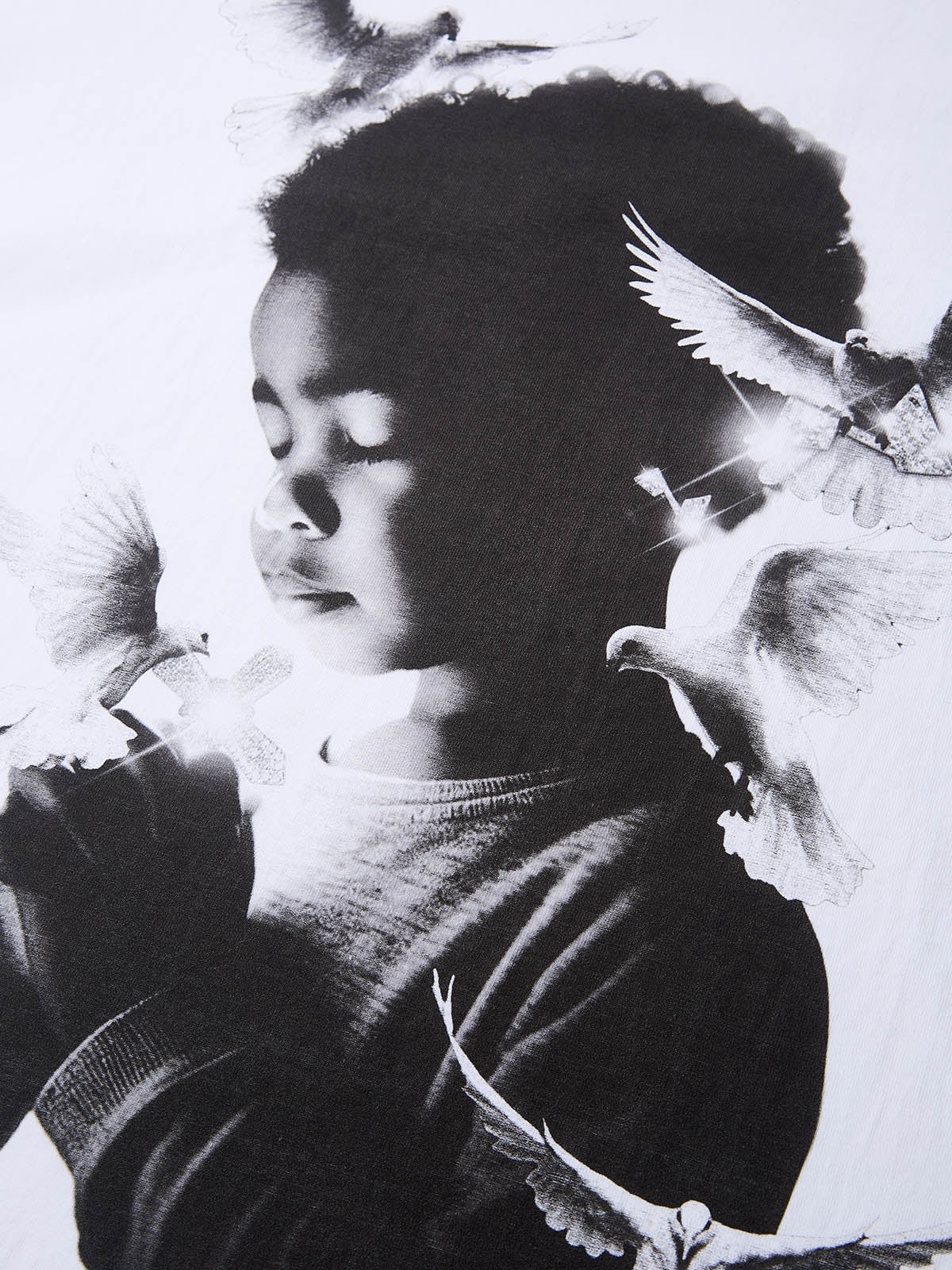 Peace Dove & Praying Boy Tee - Image 4