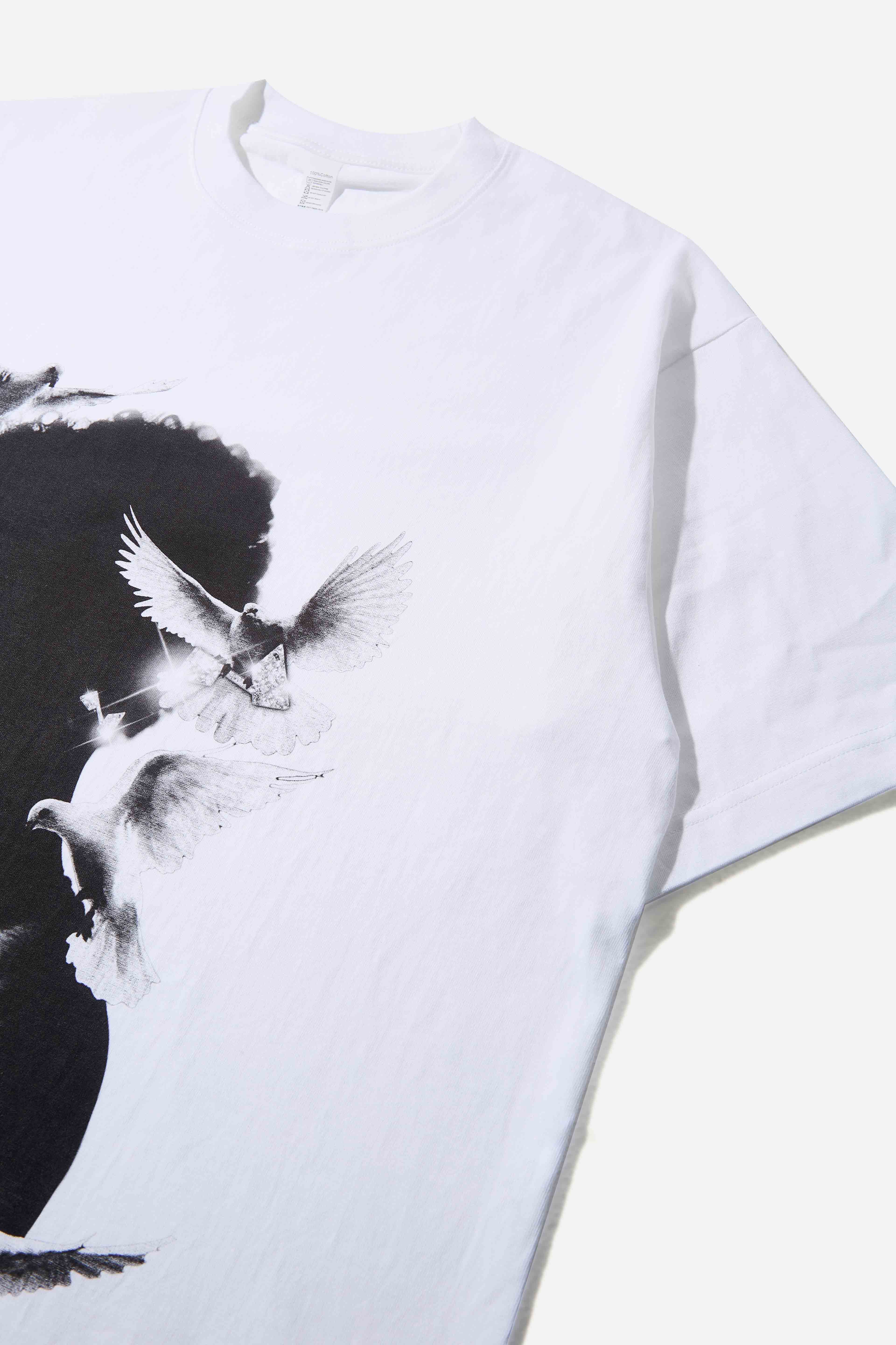 Peace Dove & Praying Boy Tee - Image 5