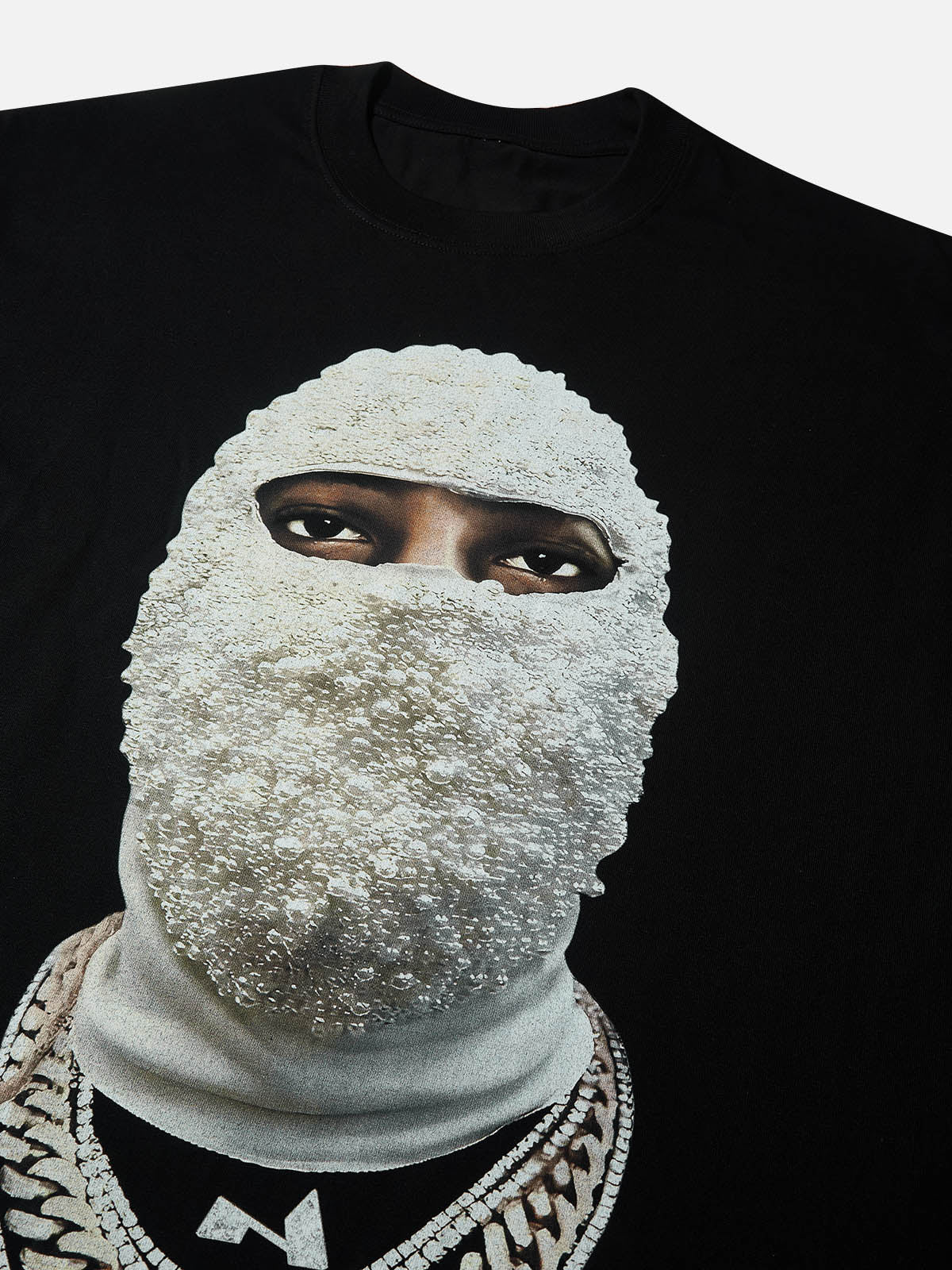 Pearl Balaclava Print T-shirt - Image 7