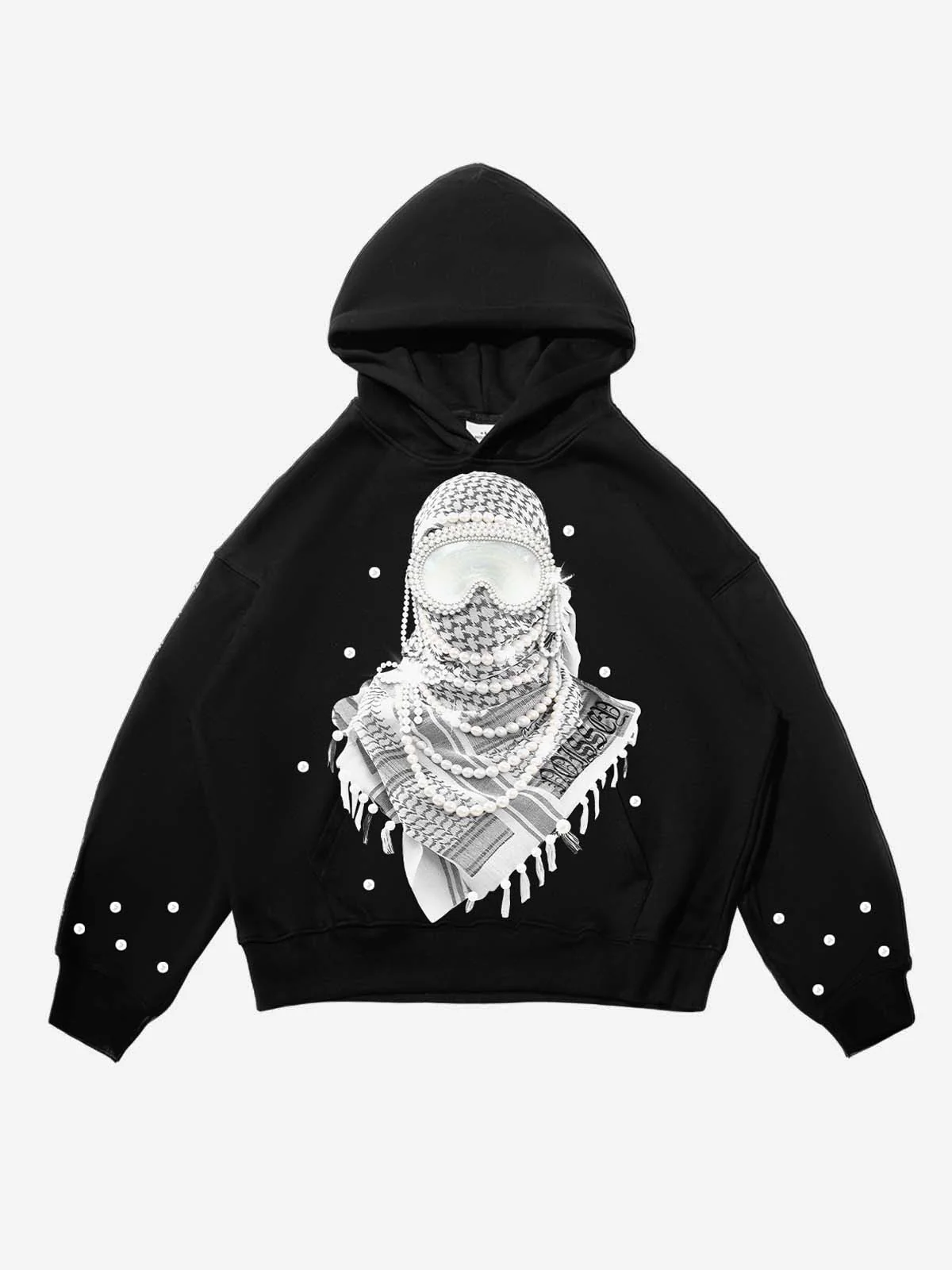 Pearl Desert Headgear Black Tech-Fabric Hoodie - Image 6