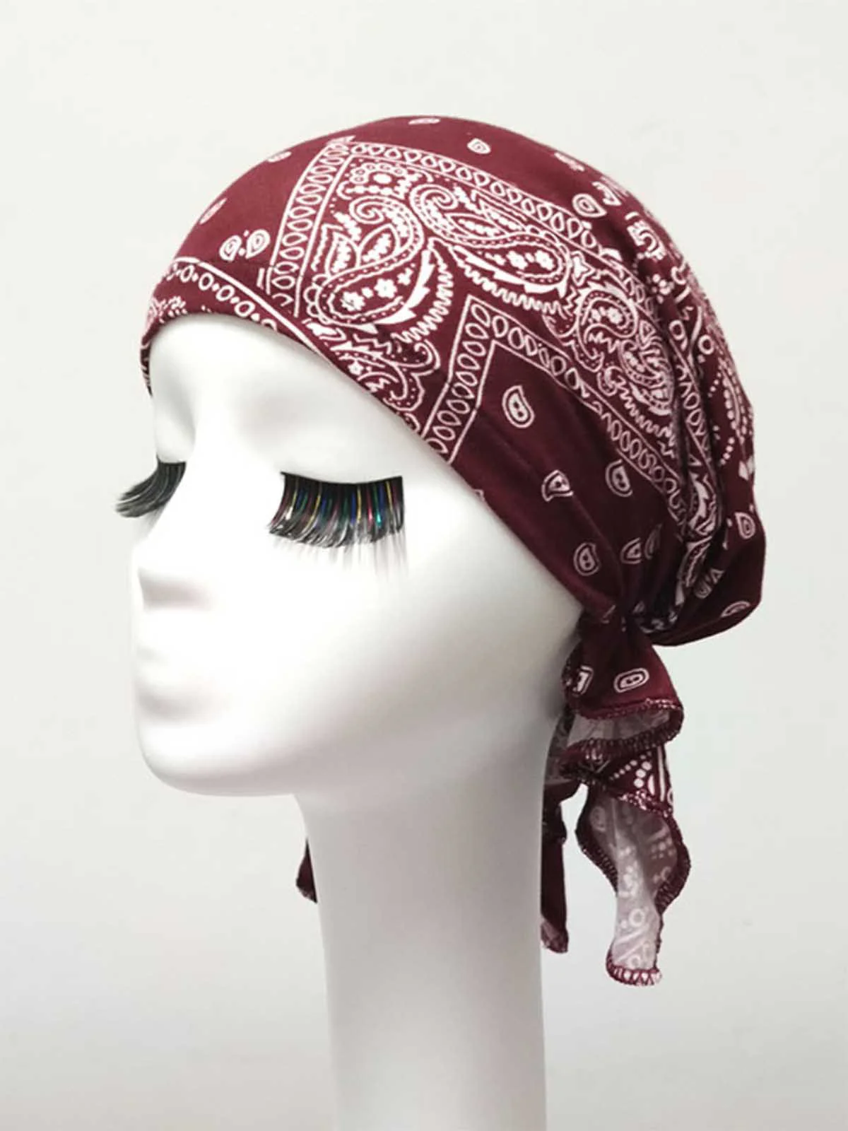 Pirate Tricorn Paisley Headwrap Turban - Image 7