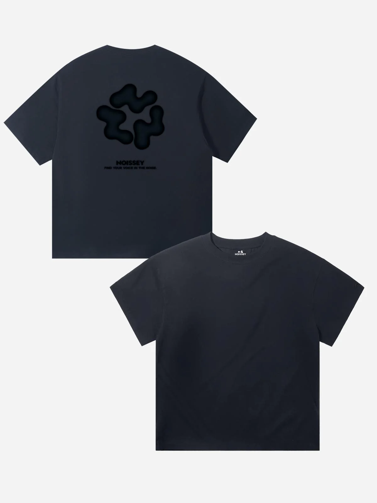 Noissey "Structured Look" Heavyweight Tee – High-Density Cotton Blend with Signature Logo