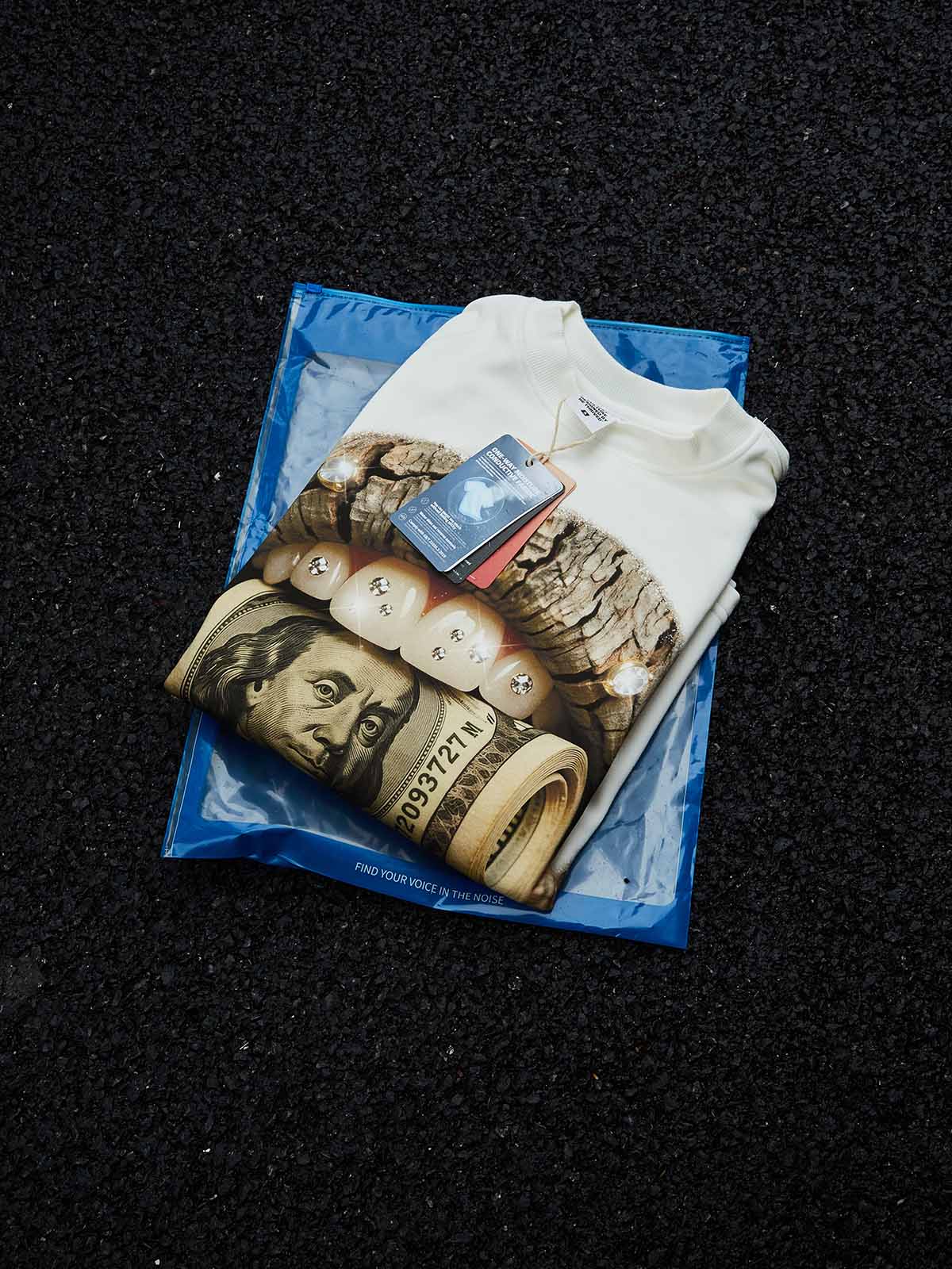 Real tree-Pattern Lip Jewel Biting Money Camouflage Print Long-Sleeve - Image 4