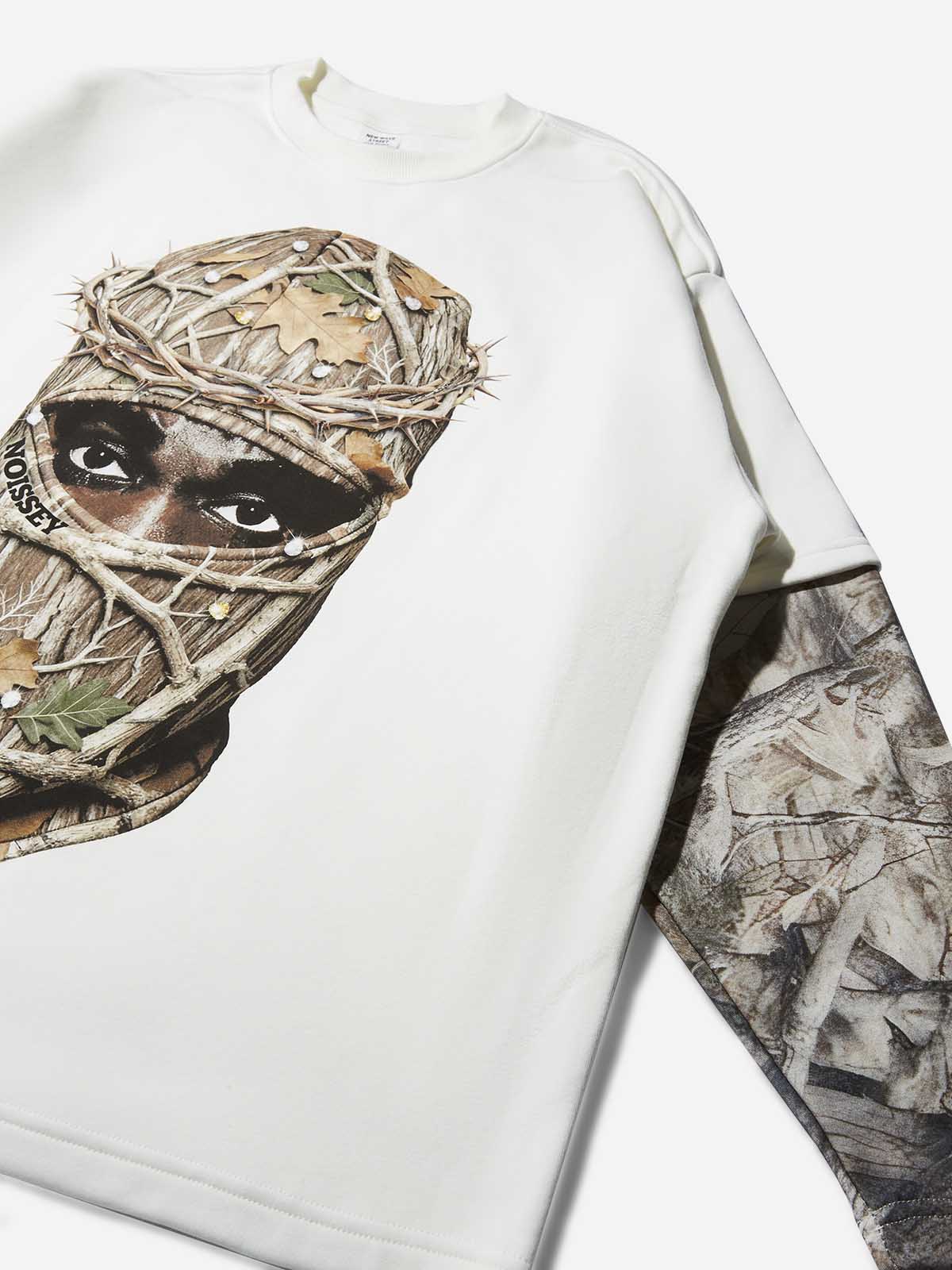 Real tree Camouflage Headgear Print Long-Sleeve Shirt - Image 6