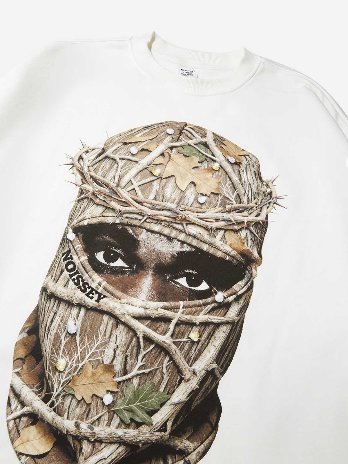 Real tree Camouflage Headgear Print Long-Sleeve Shirt - Image 9