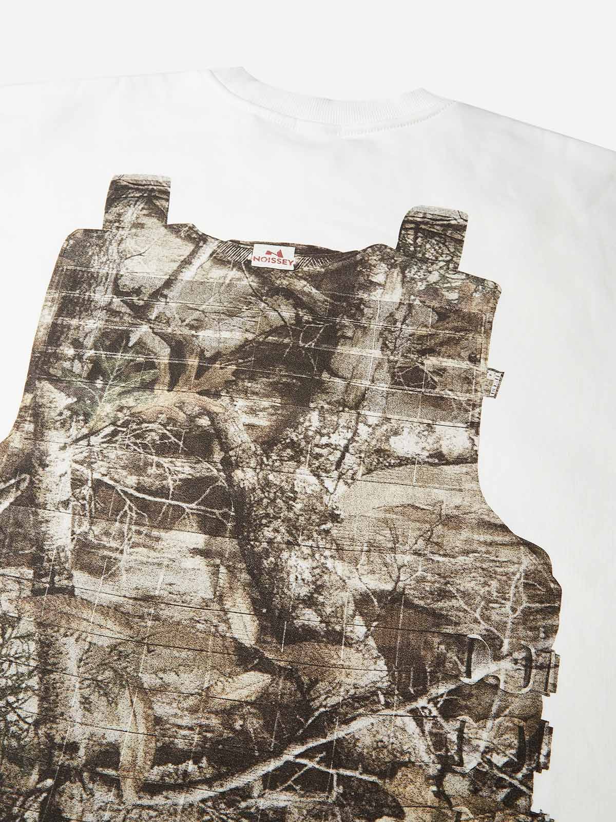 Real tree Double-sided Bulletproof Vest with Tree Pattern Print Long Sleeve - Image 6