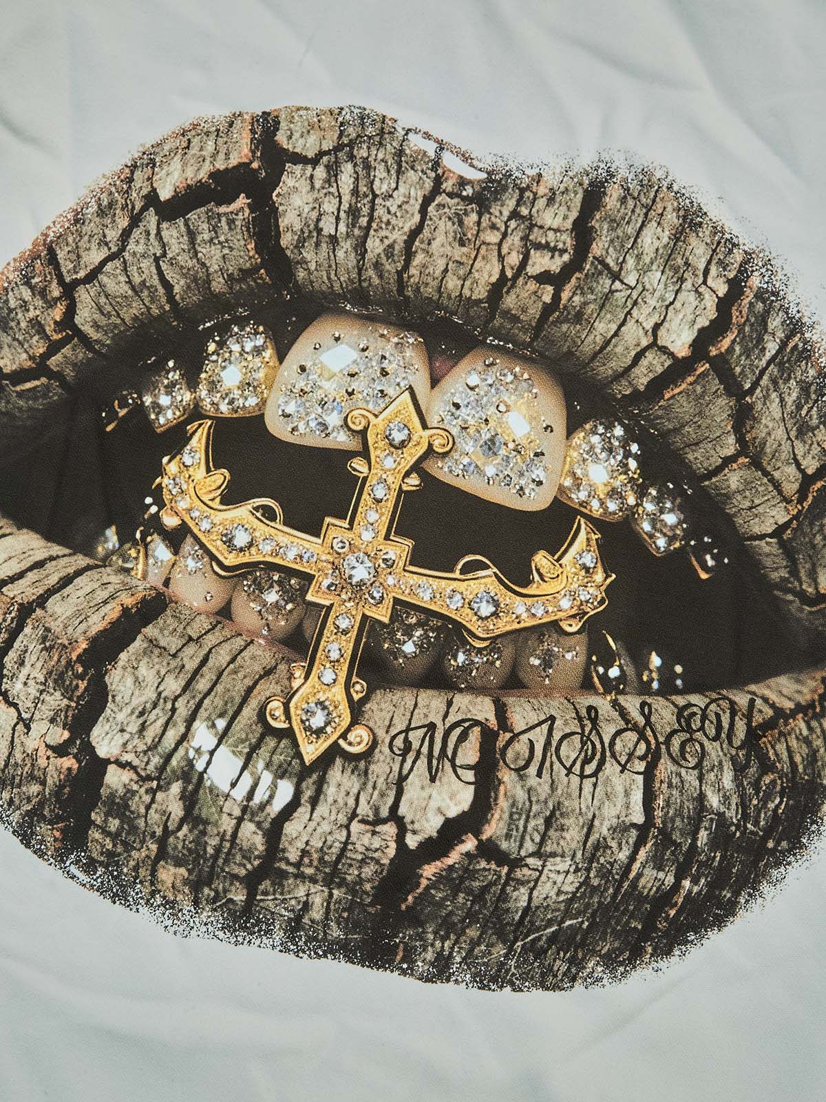 NOISSEY Real Tree Camo "Golden Cross" Layered Long Sleeve - Image 3