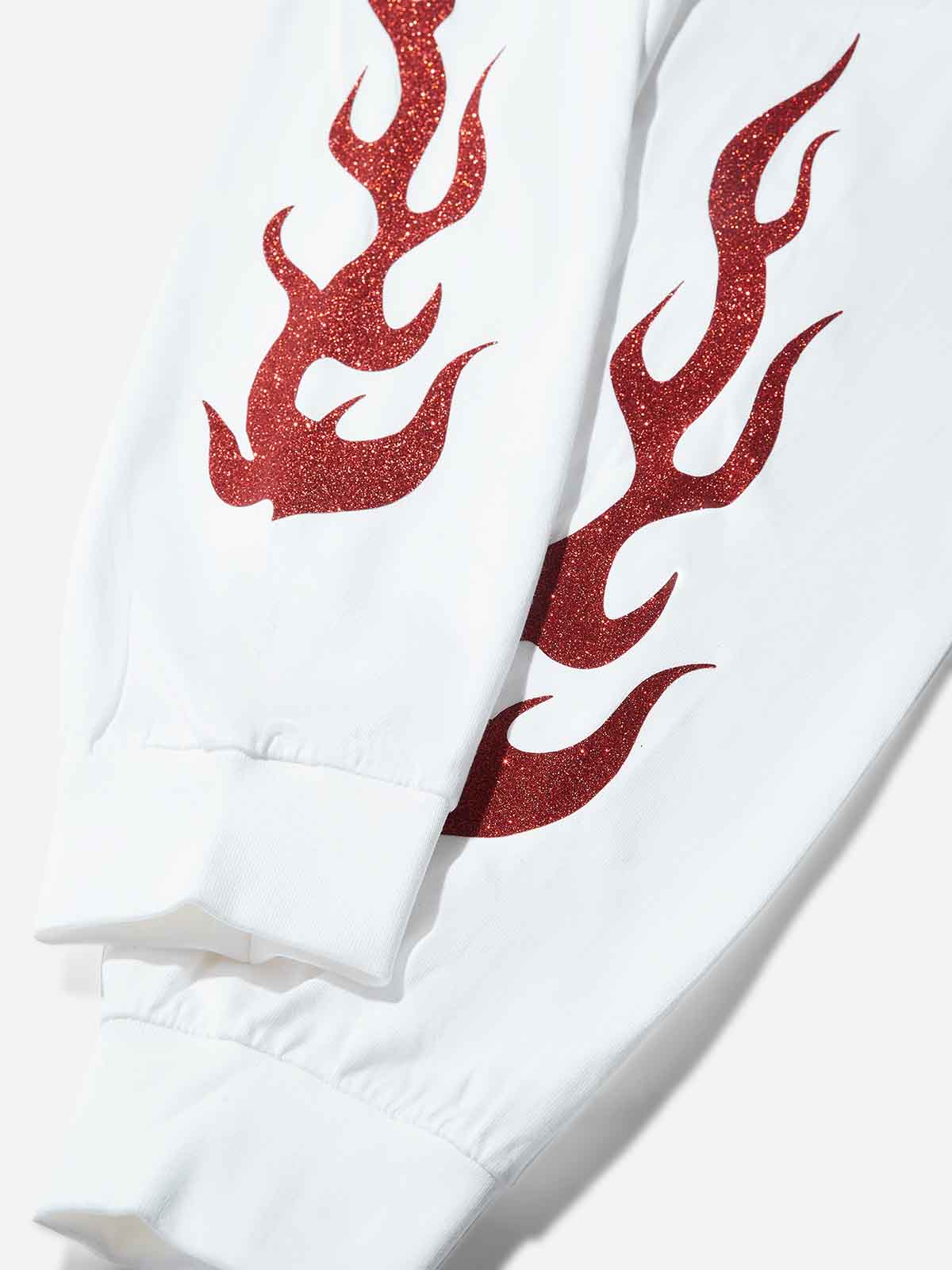 Red Paisley Prints Headscarf Character Long-Sleeve Print - Image 6