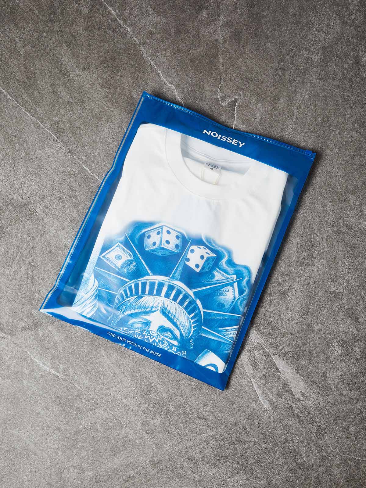 NOISSEY "LIBERTY GRAFFITI" CHICANO ART TEE - TECH COTTON OVERSIZED - Image 4