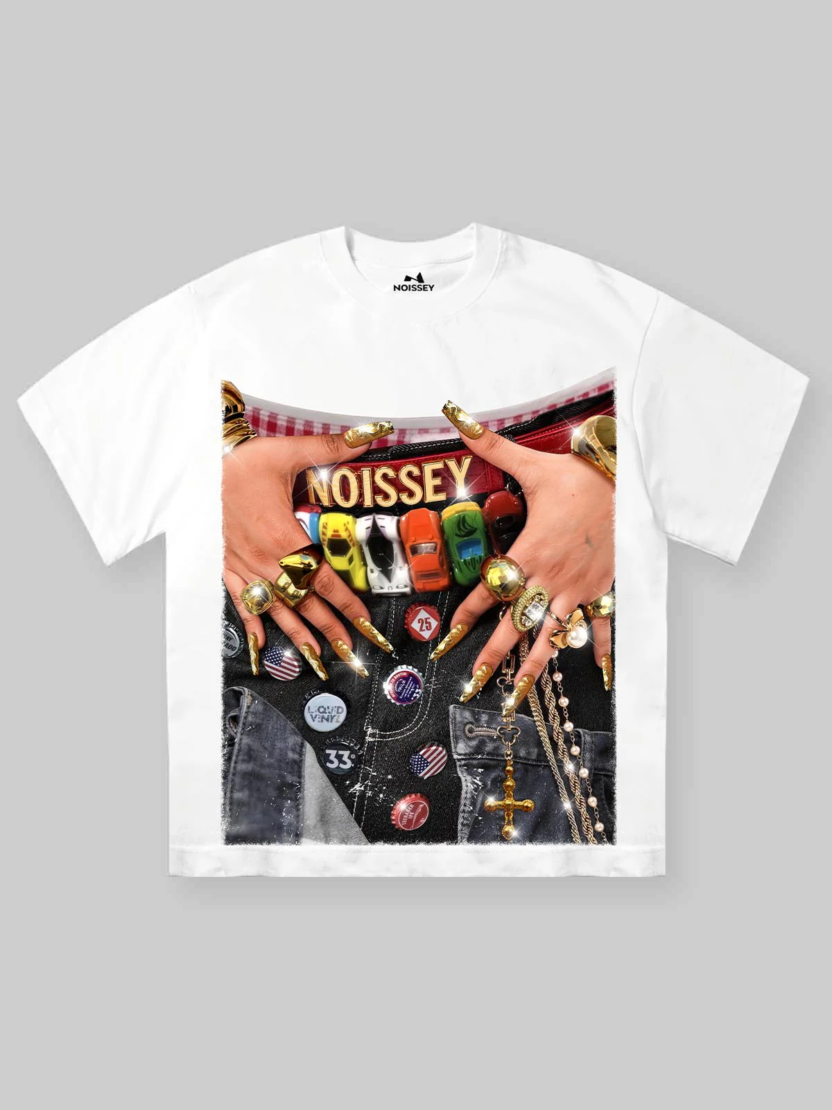 Saggy Style Femme Vibe Image Print T - shir