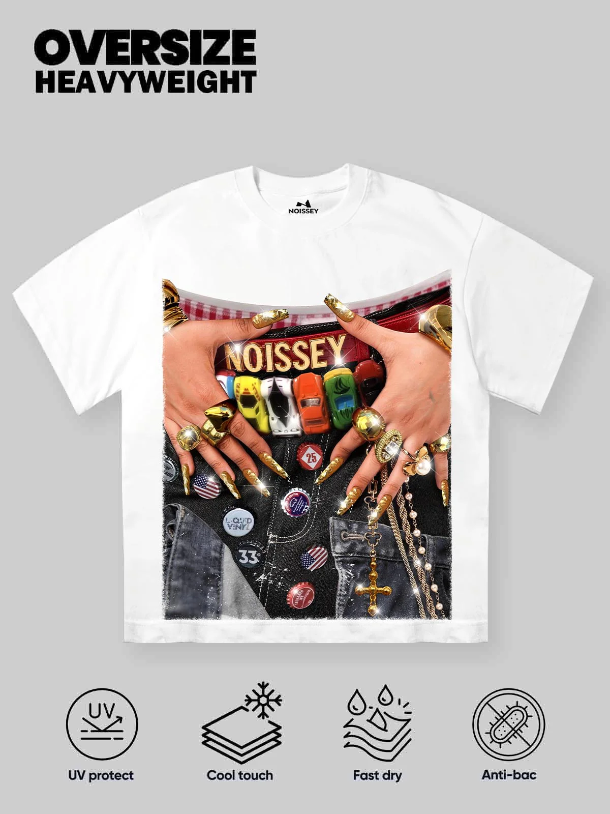 Saggy Style Femme Vibe Image Print T - shir - Image 3