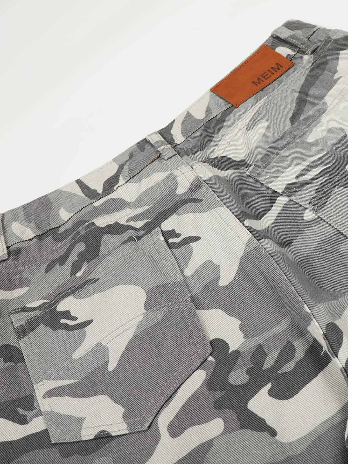 Small Curved Blade Camouflage Jeans - Image 10