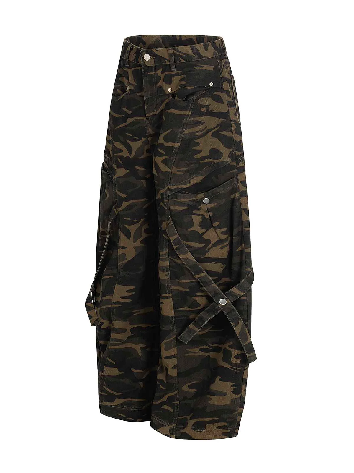 Small Curved Blade Camouflage Jeans - Image 3