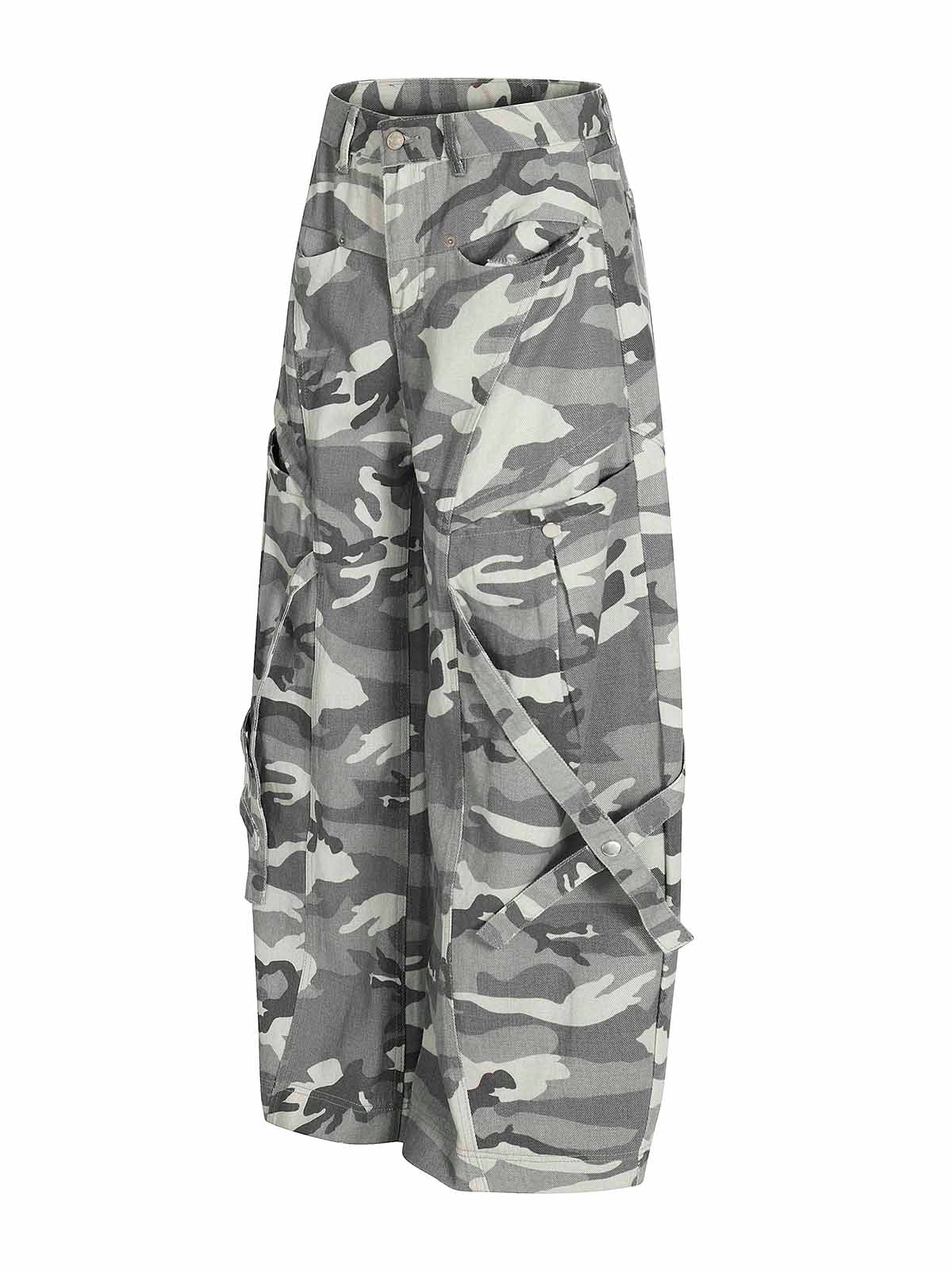 Small Curved Blade Camouflage Jeans - Image 5